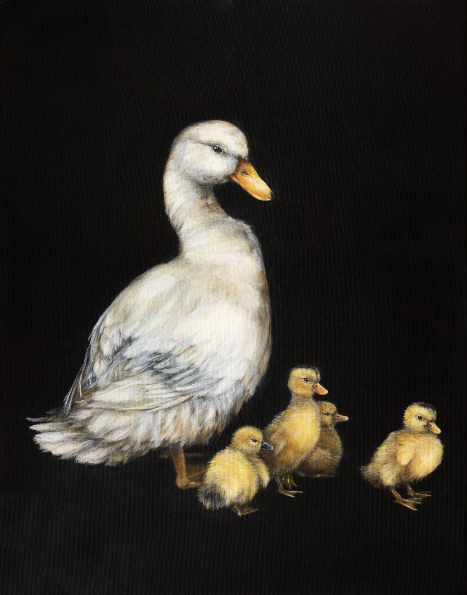 BEATRICE & FAMILY 22 x 28 oil on canvas 