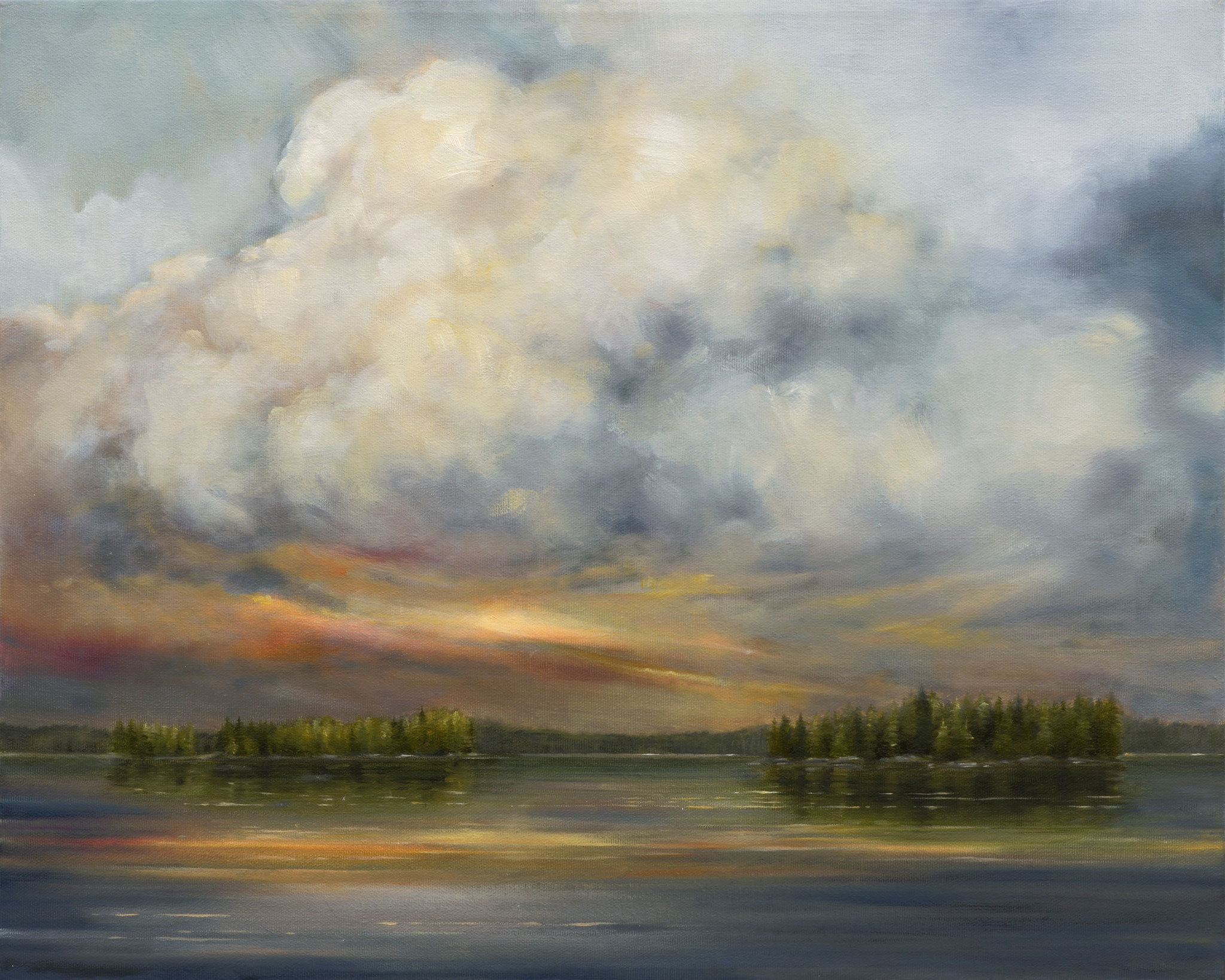 CURTAIN CALL 16 x 20 oil on canvas 