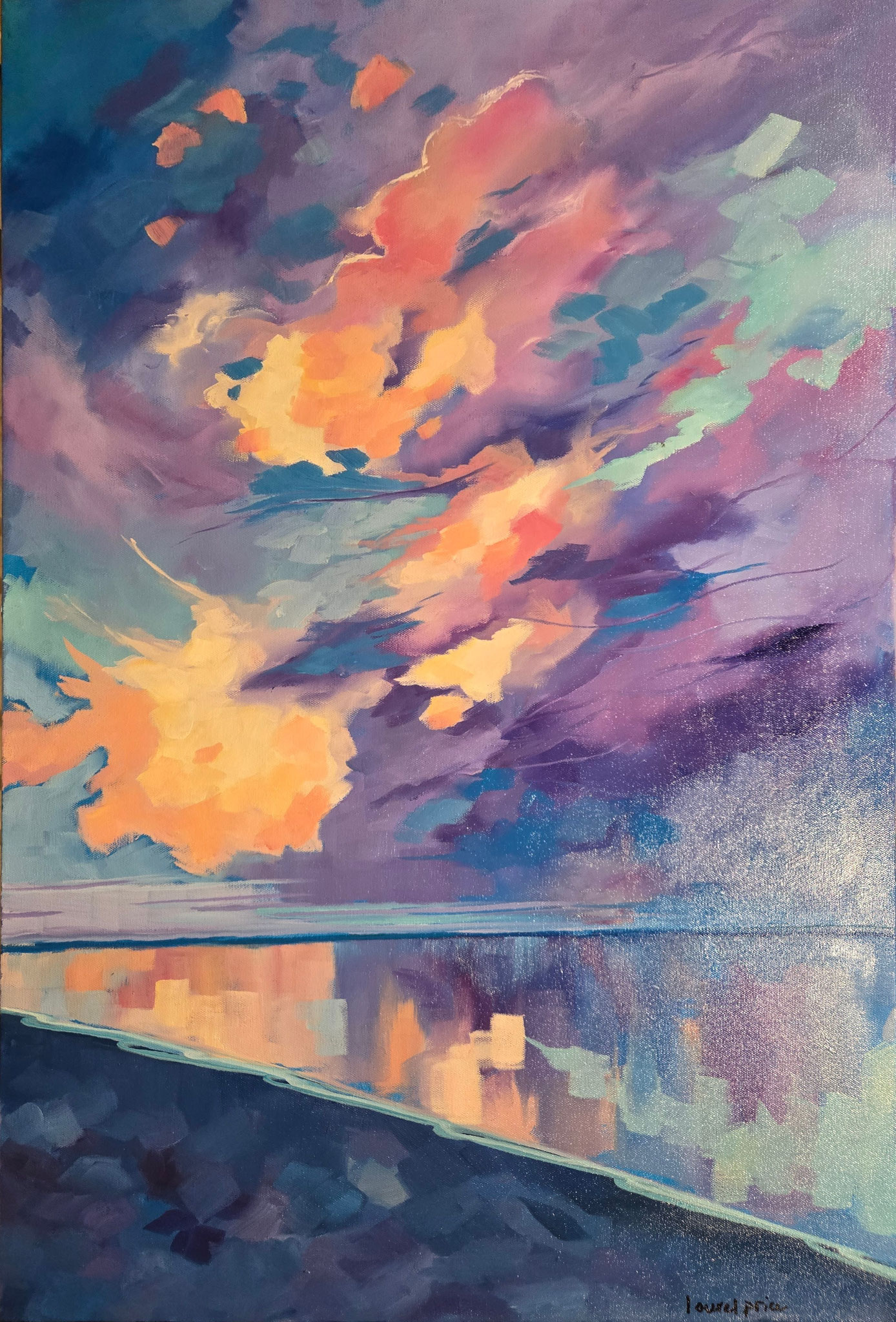 AT REST 36 x 24 oil 
