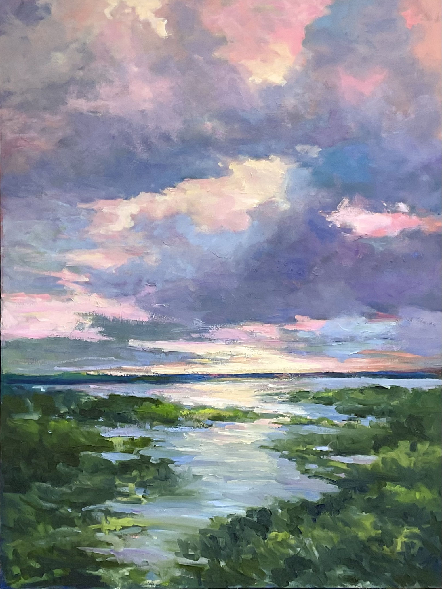 GOODNIGHT 40 x 30 oil 