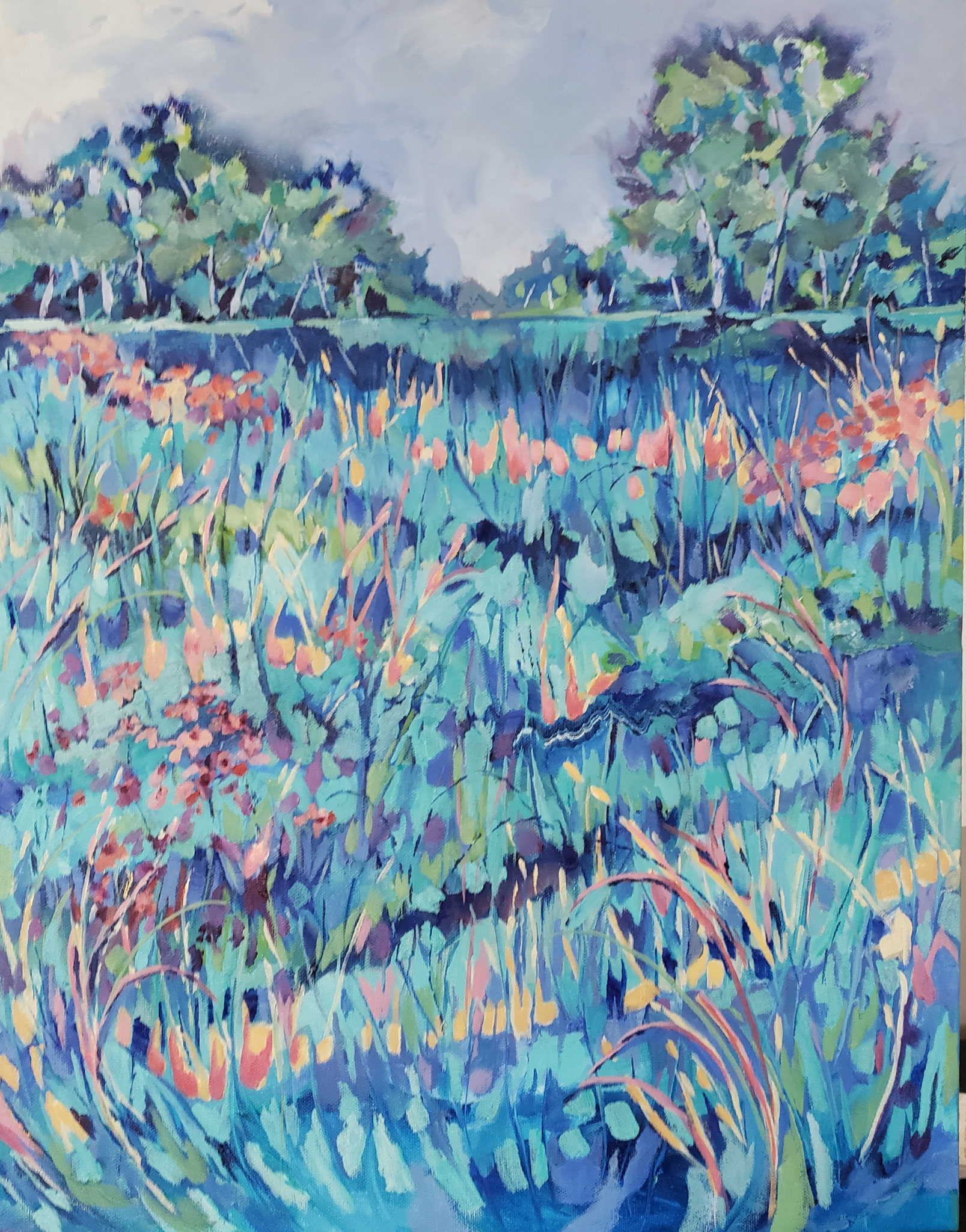 FIELD OF DREAMS 24 x 18 oil 