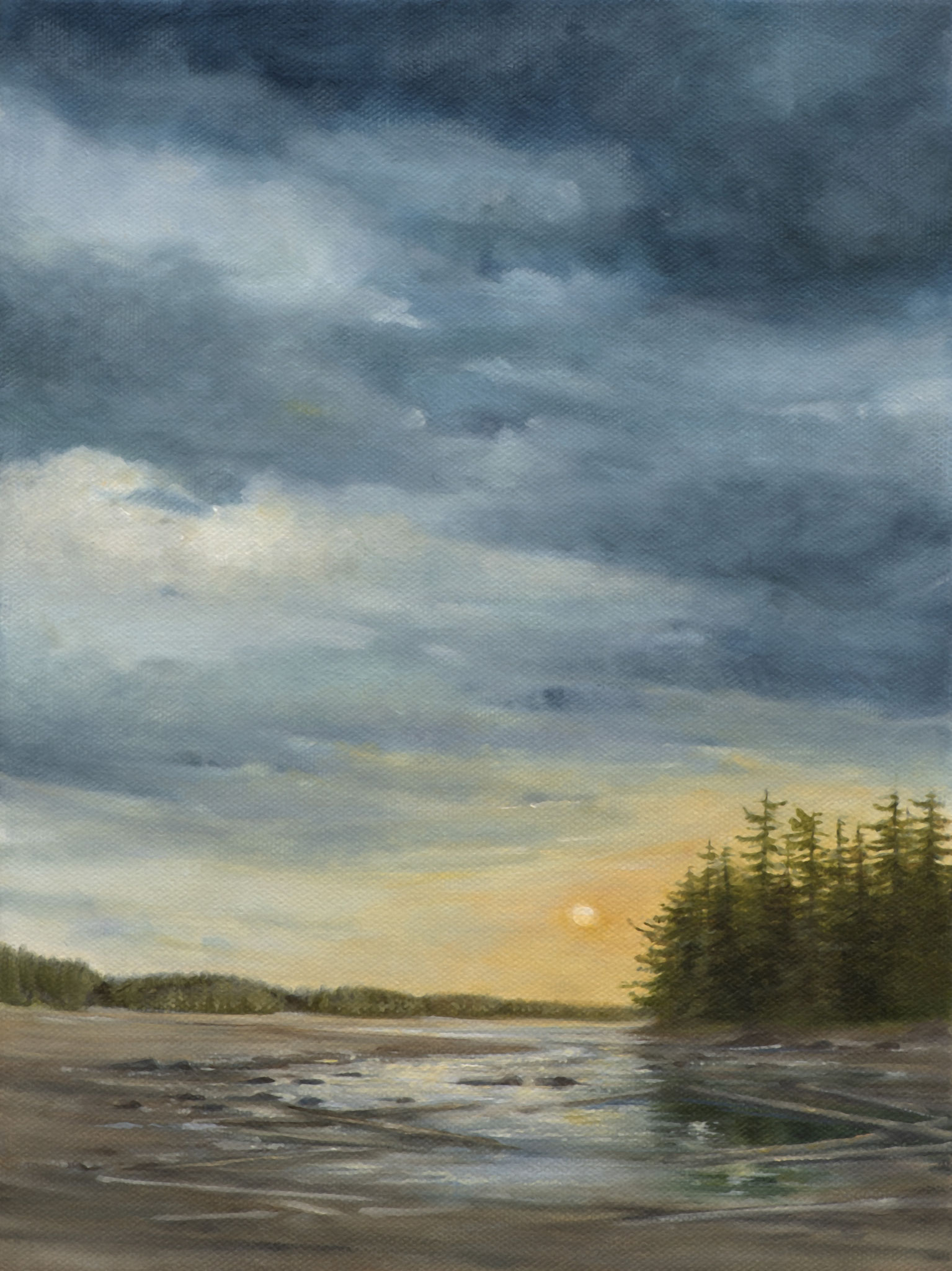 POSTCARDS FROM TOFINO 9 x 12 oil on canvas