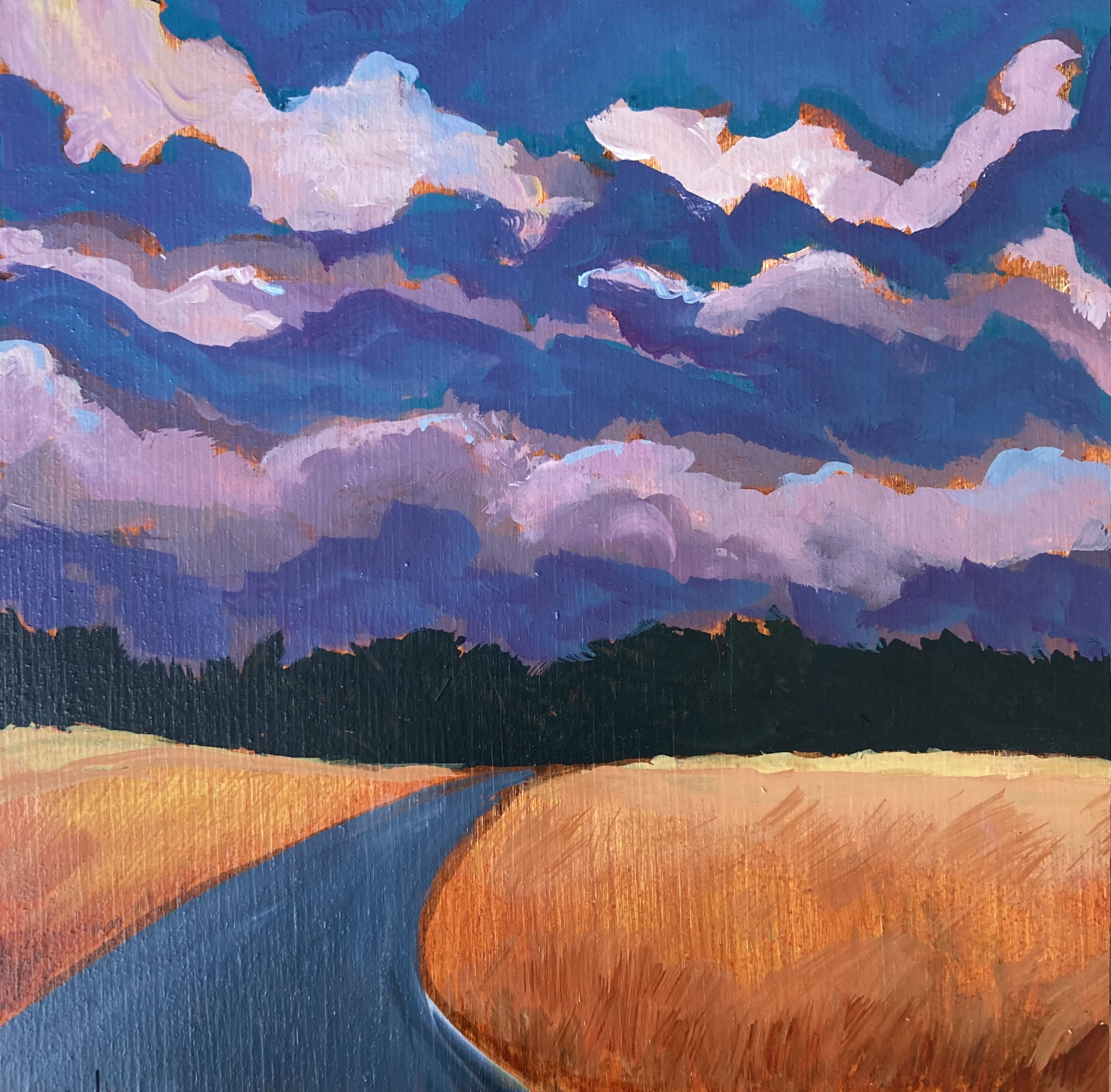 COUNTRY DRIVE 8 x 8 oil 