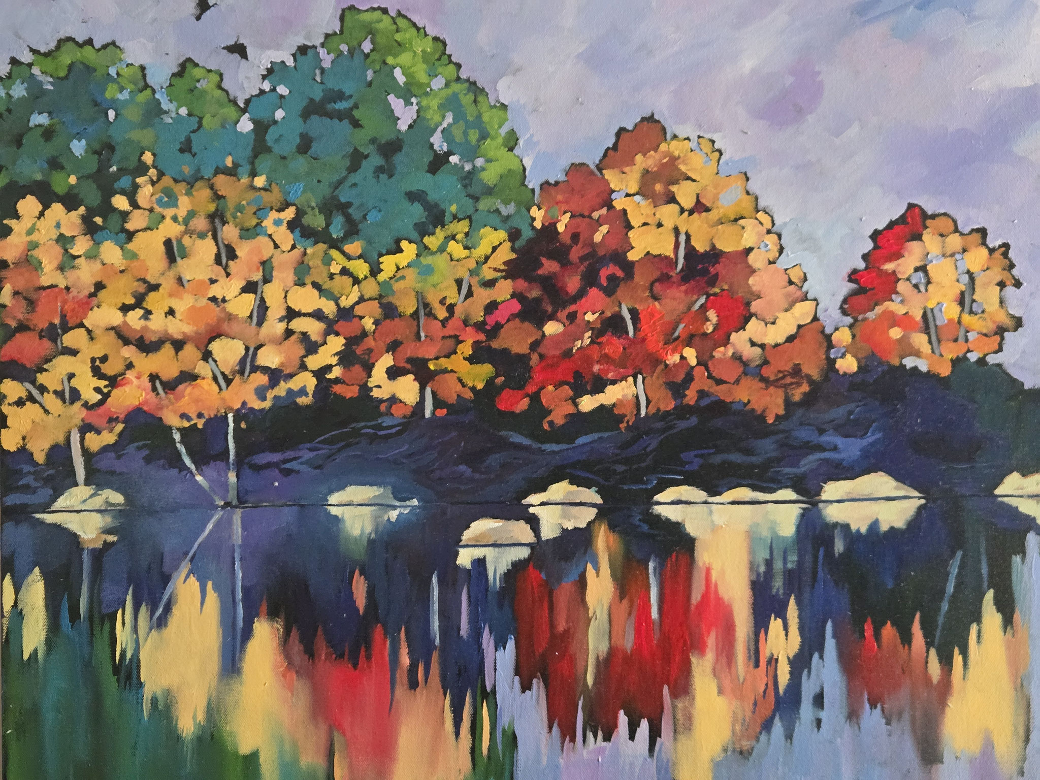 SHOW OFF! 24 x 30 oil by Laurel Price
