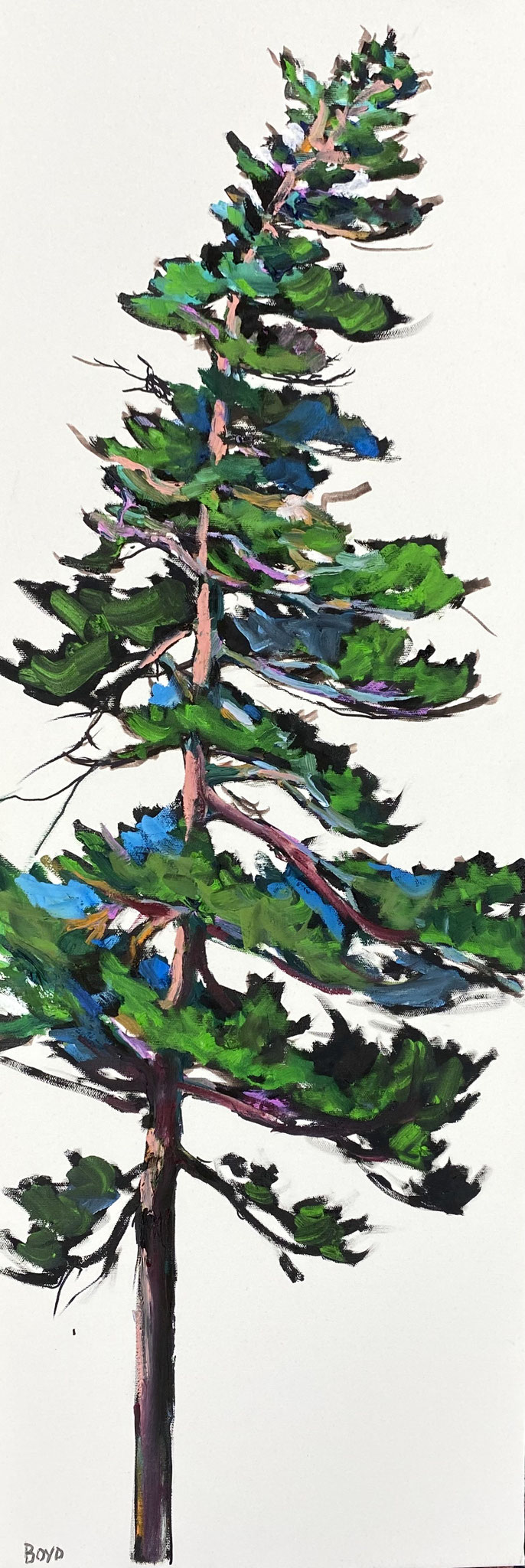 LOOK AT ME NOW 36 x 12 oil 