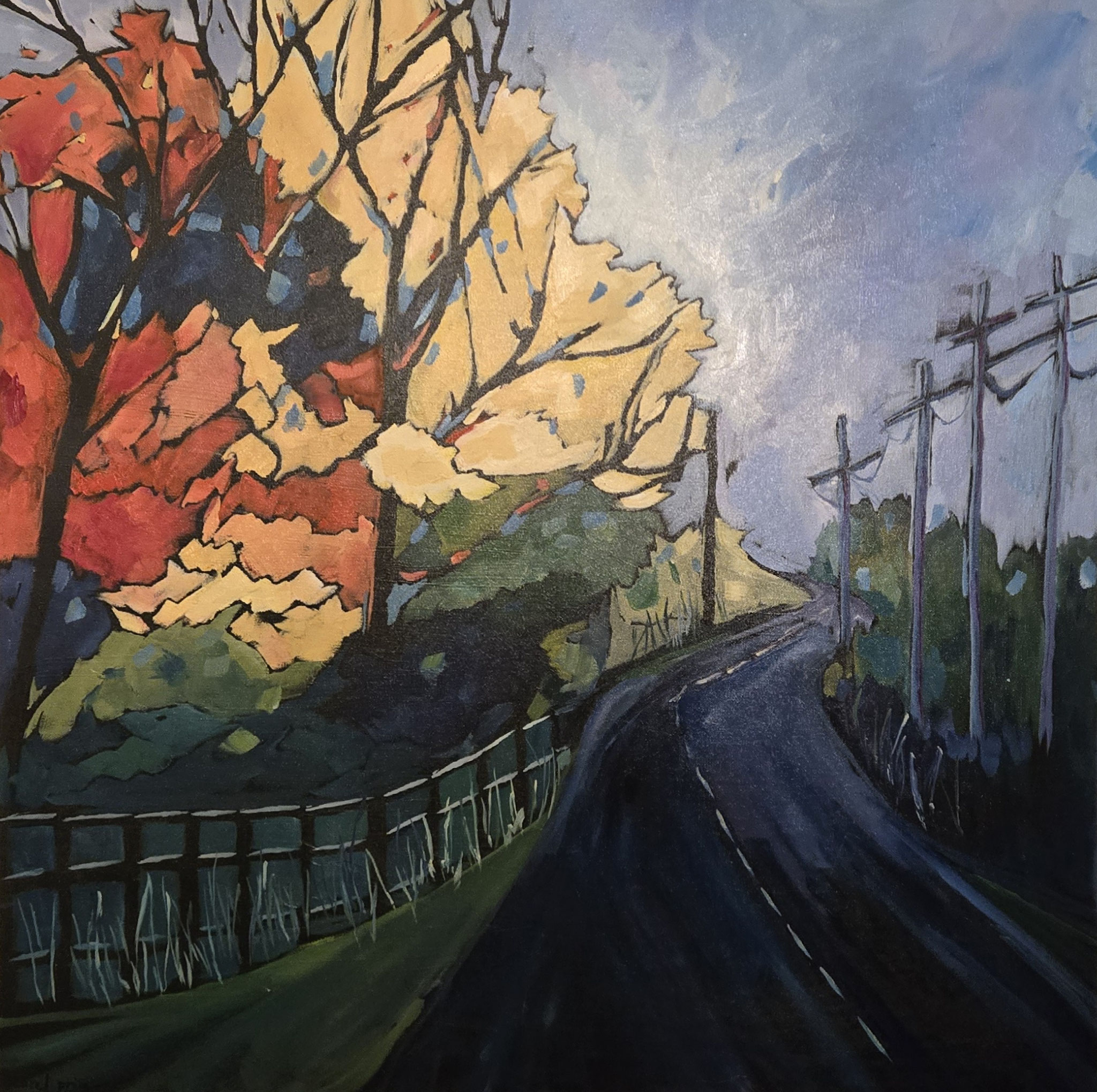 HIGHWAY TO HEAVEN 36 x 36 oil 