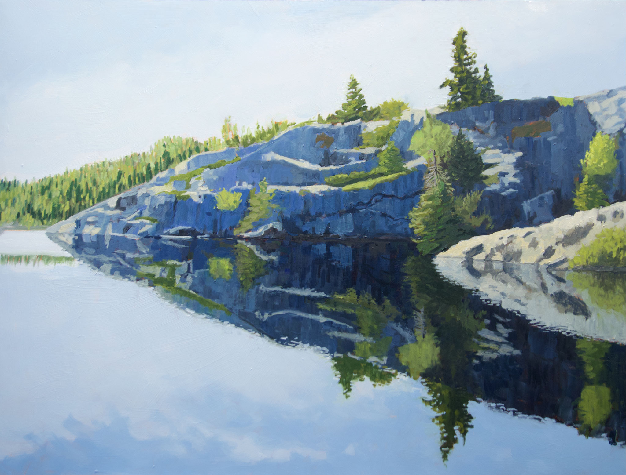 TRANQUILITY 30 x 40 oil by Mark Hope