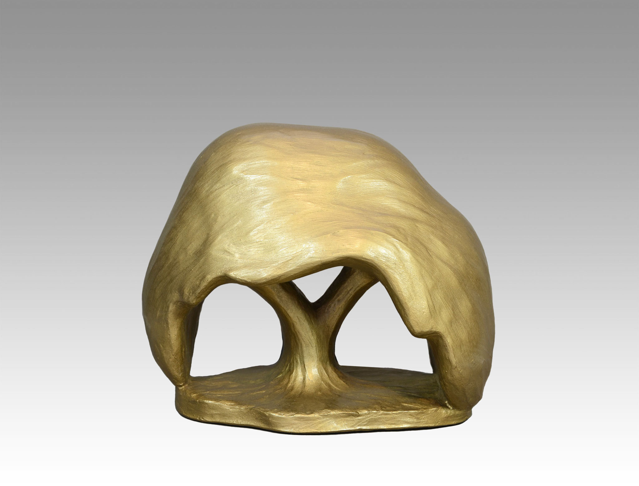 THERE AND BACK AGAIN  9 .25 L x 8H Limited Edition Metal Infused 