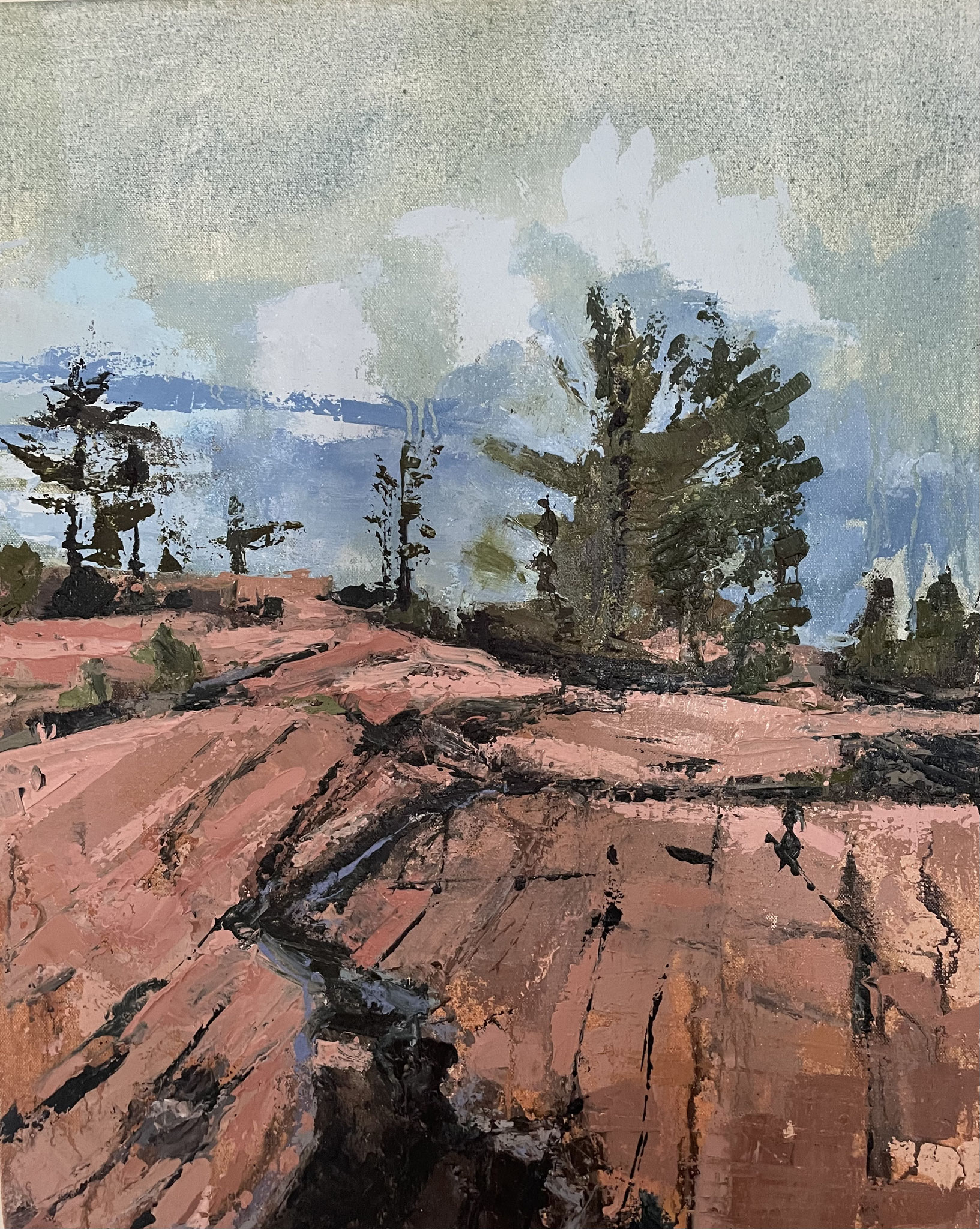 KILLARNEY LIGHTHOUSE TRAIL 20 x 16 oil 