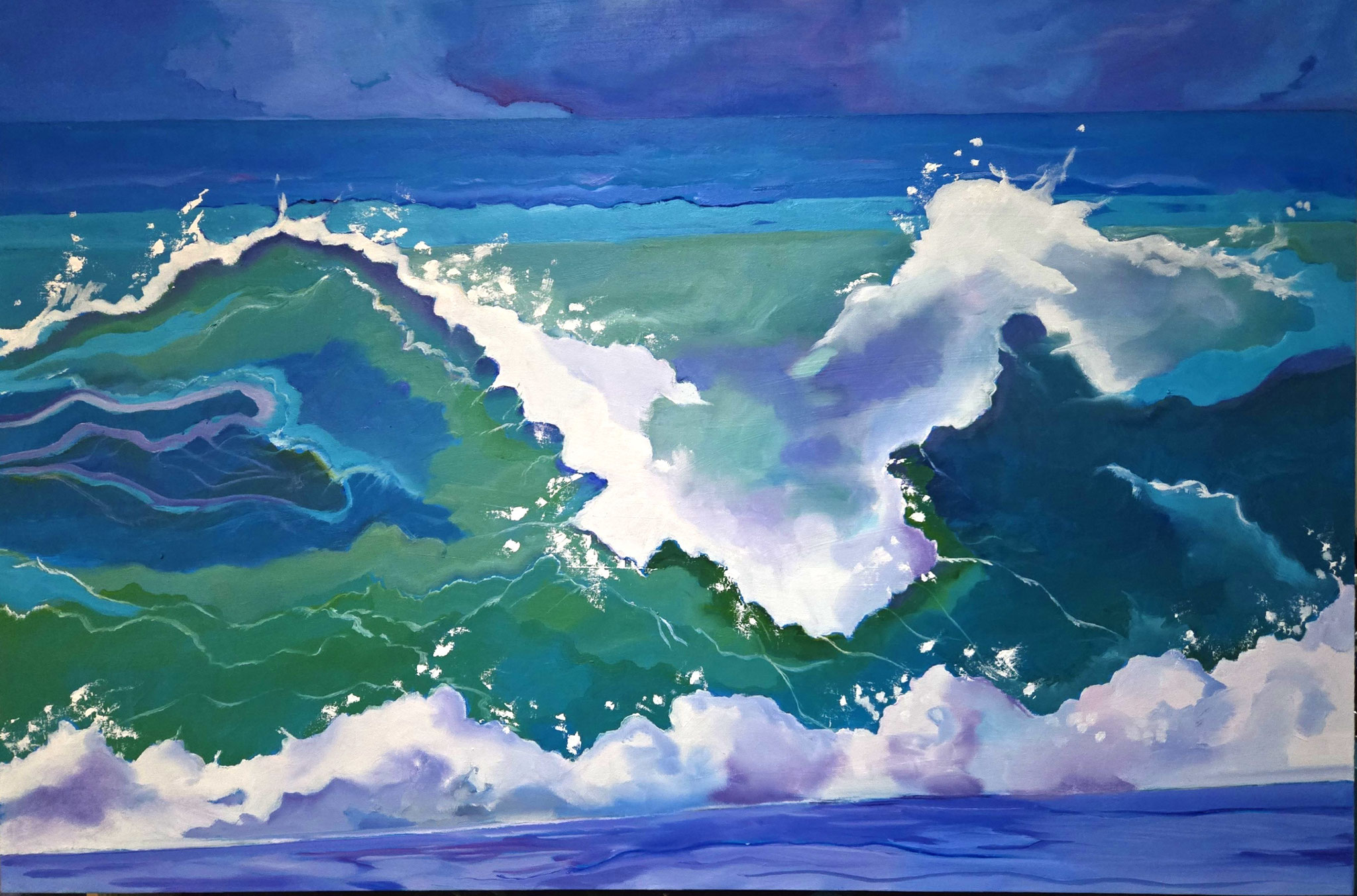 HEAR ME ROAR! 24x36 oil 