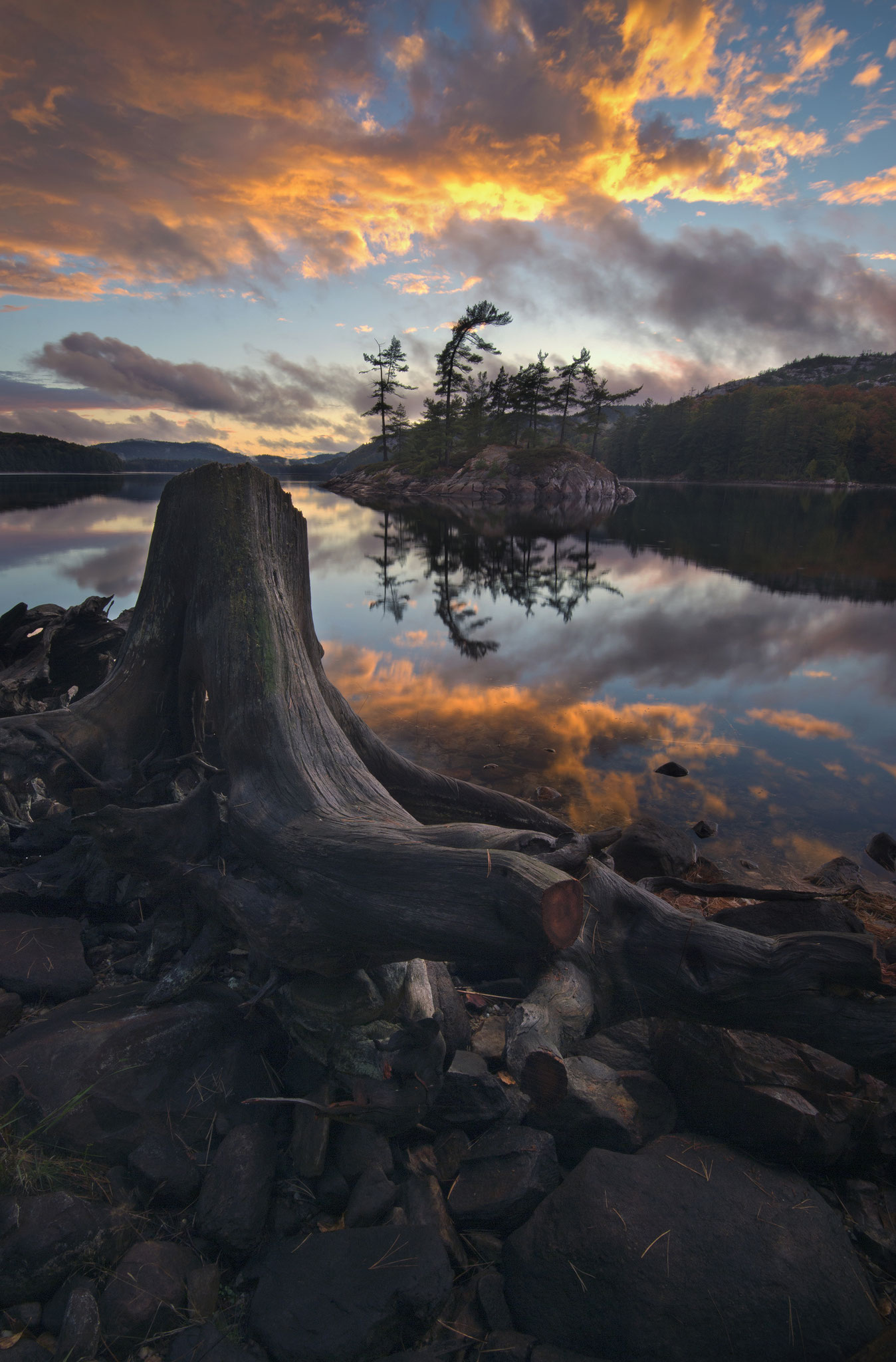 KILLARNEY LAKE 36 x 24 photo on canvas