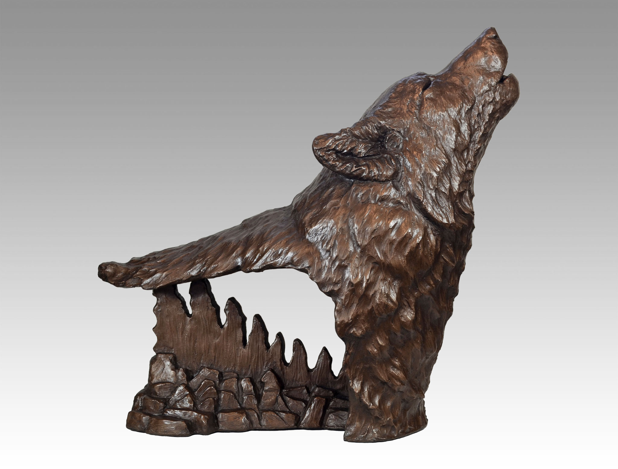 GHOSTS OF WOLF LAKE 27 W x 22.75 H  Limited Edition Metal Infused (InteriorExterior display) by Tyler Fauvelle