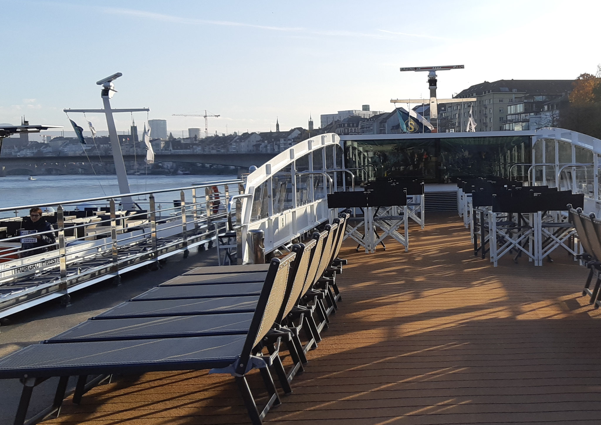 Entspannt auf Deck