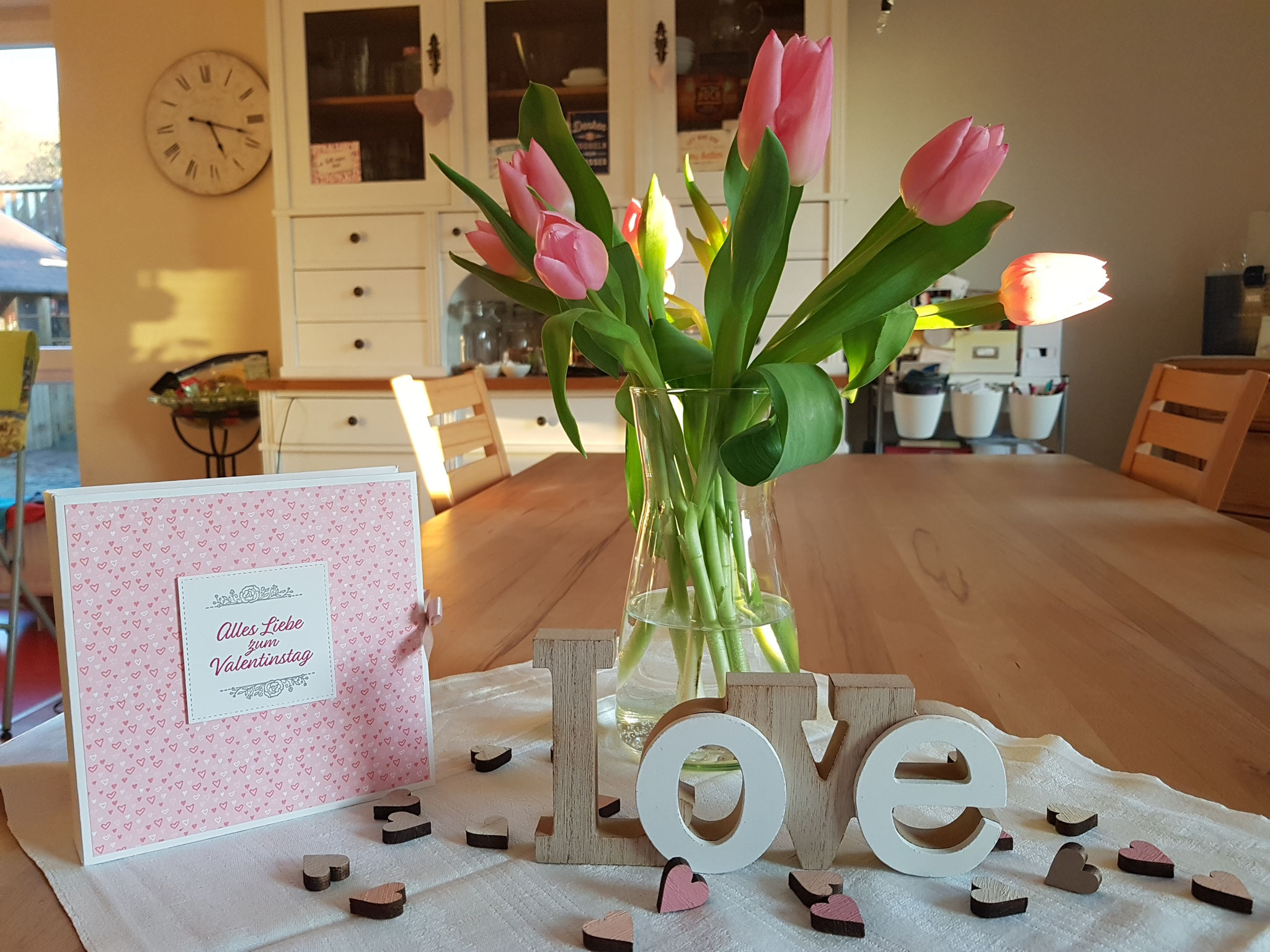 Alles Liebe zum Valentinstag! Sogar die Abendsonne schickt einen kleinen Gruß!