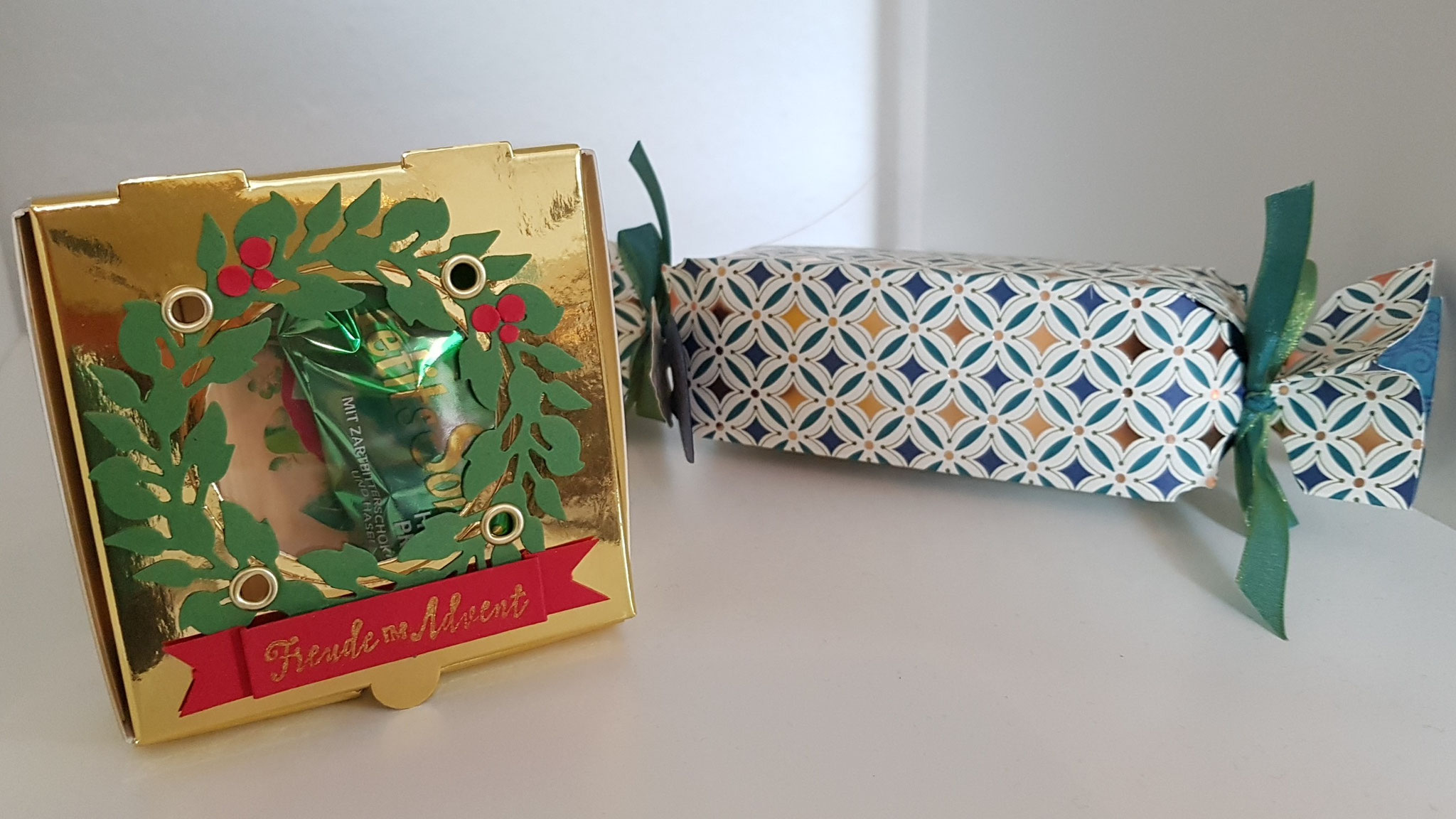 Adventskranz-to-go und das Knallbonbon...