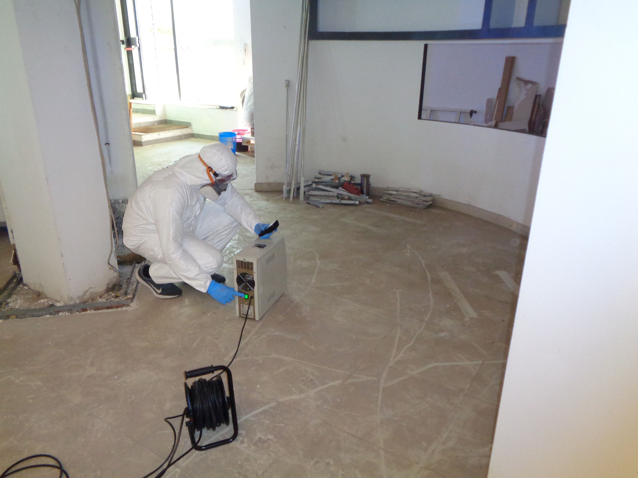 Disinfezione di magazzino con ozono a Roma