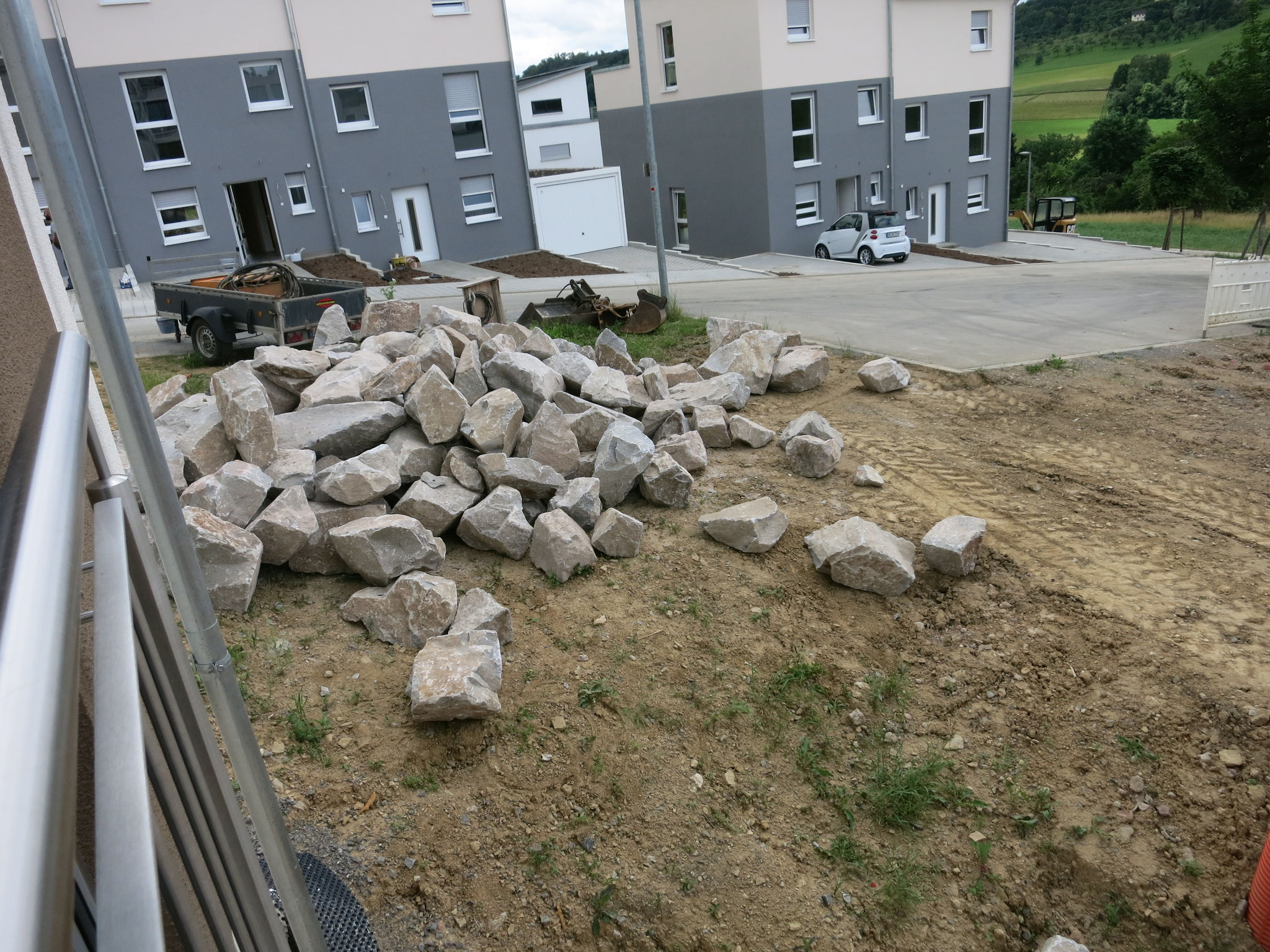 Außenarbeiten - Unser Weg zum Haus