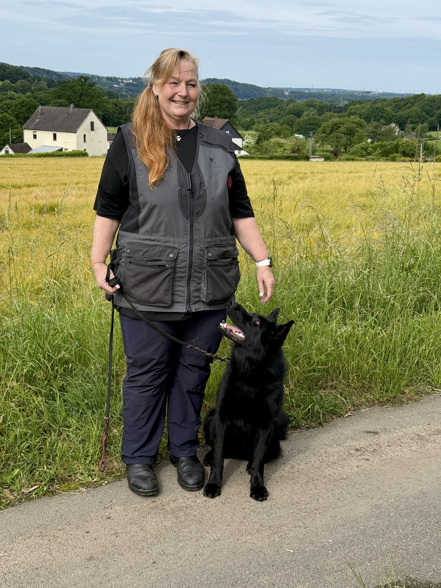 Susanne mit ihrer Goya 