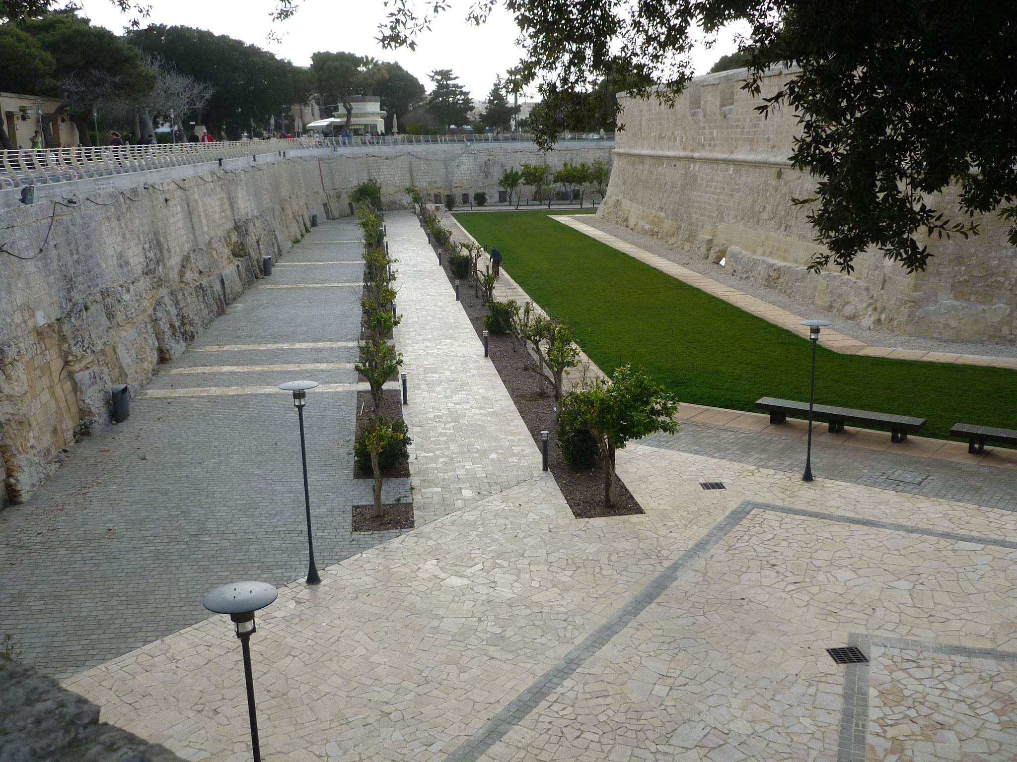 Malta, Befestigungsgraben 2016 · Μάλτα αμυντικά εργα.