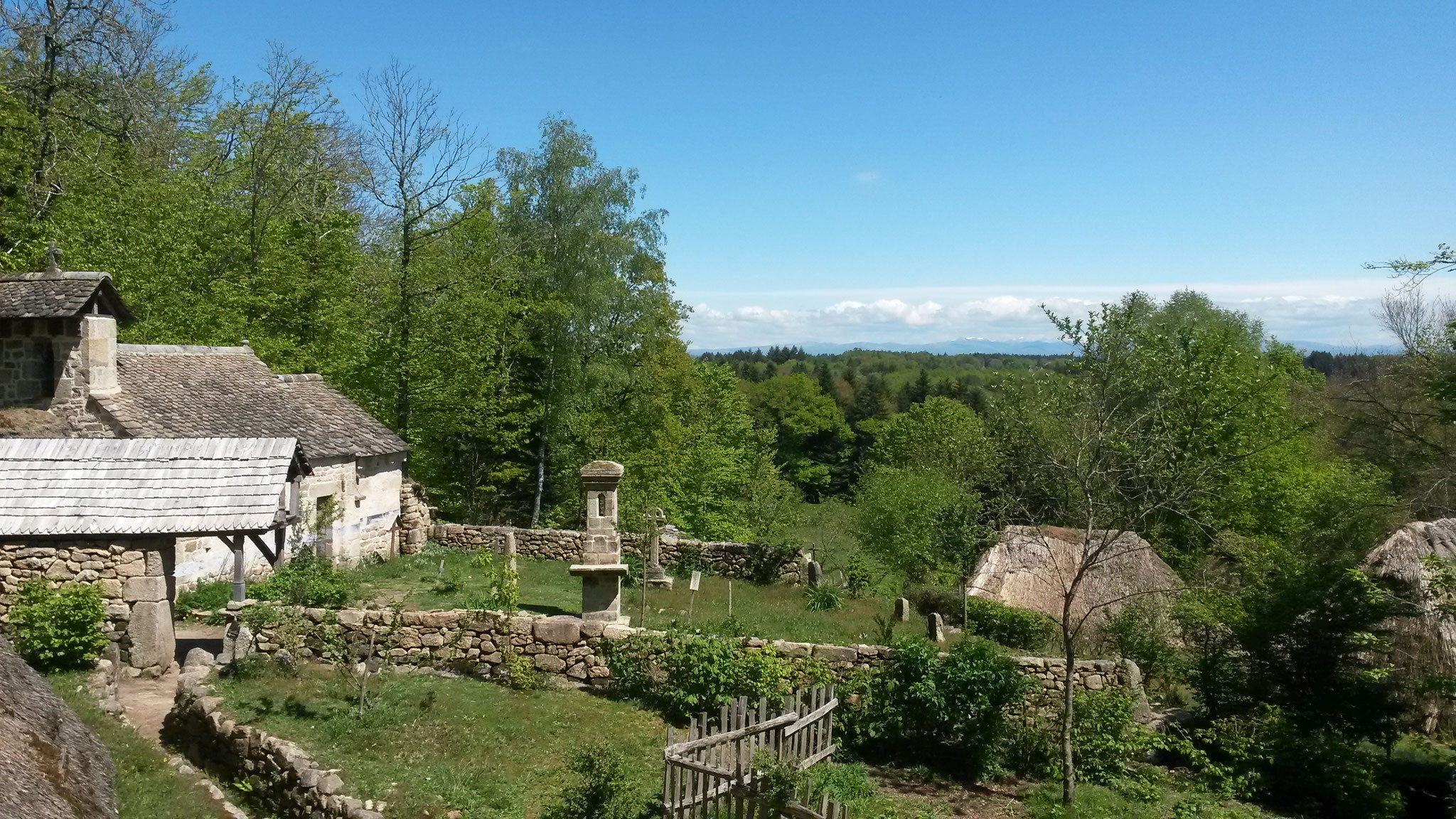 Le village médiéval Les Fermes du Moyen Age de Xaintrie