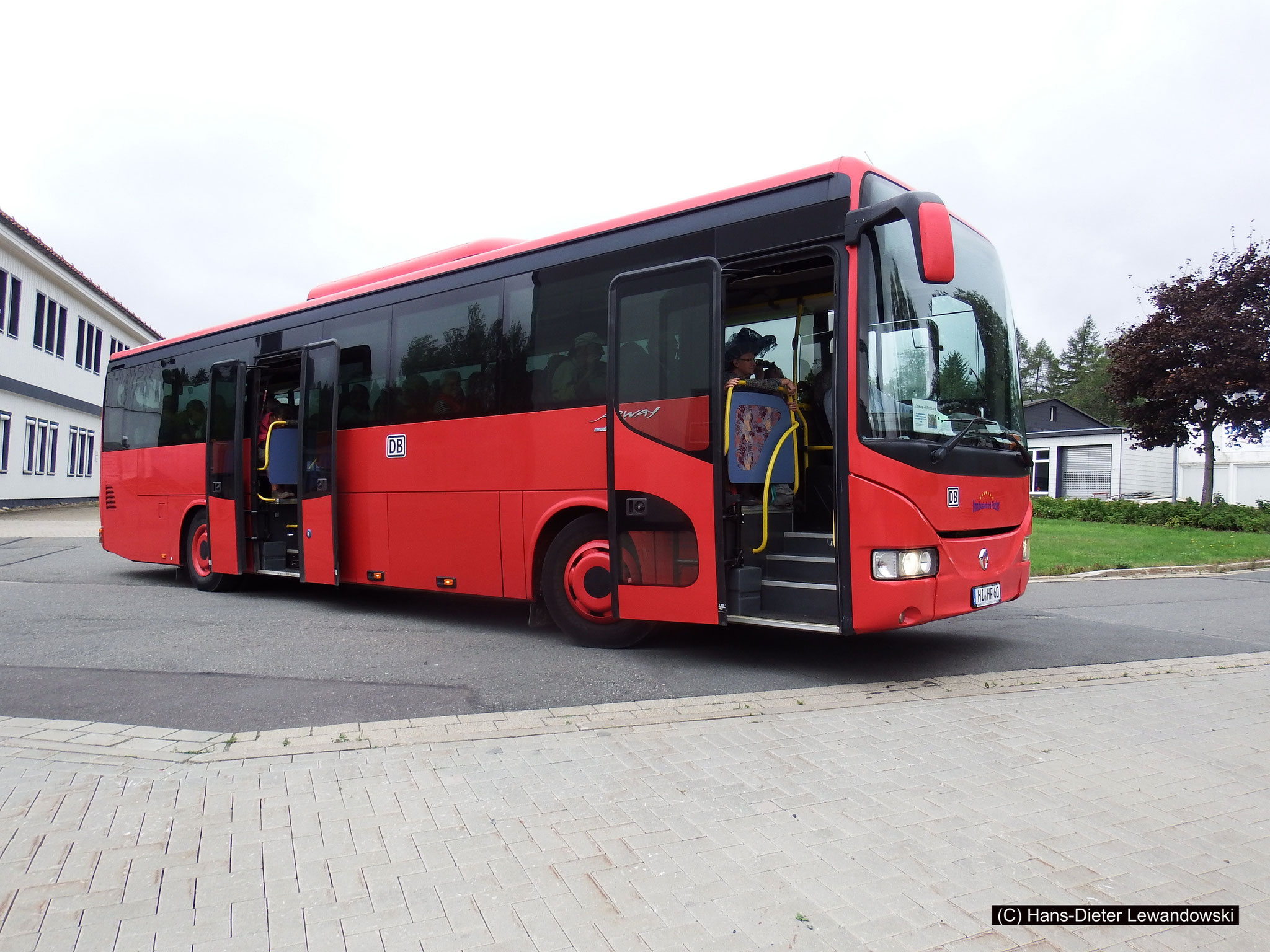 Der "Rote Bahnbus" im Oberharz