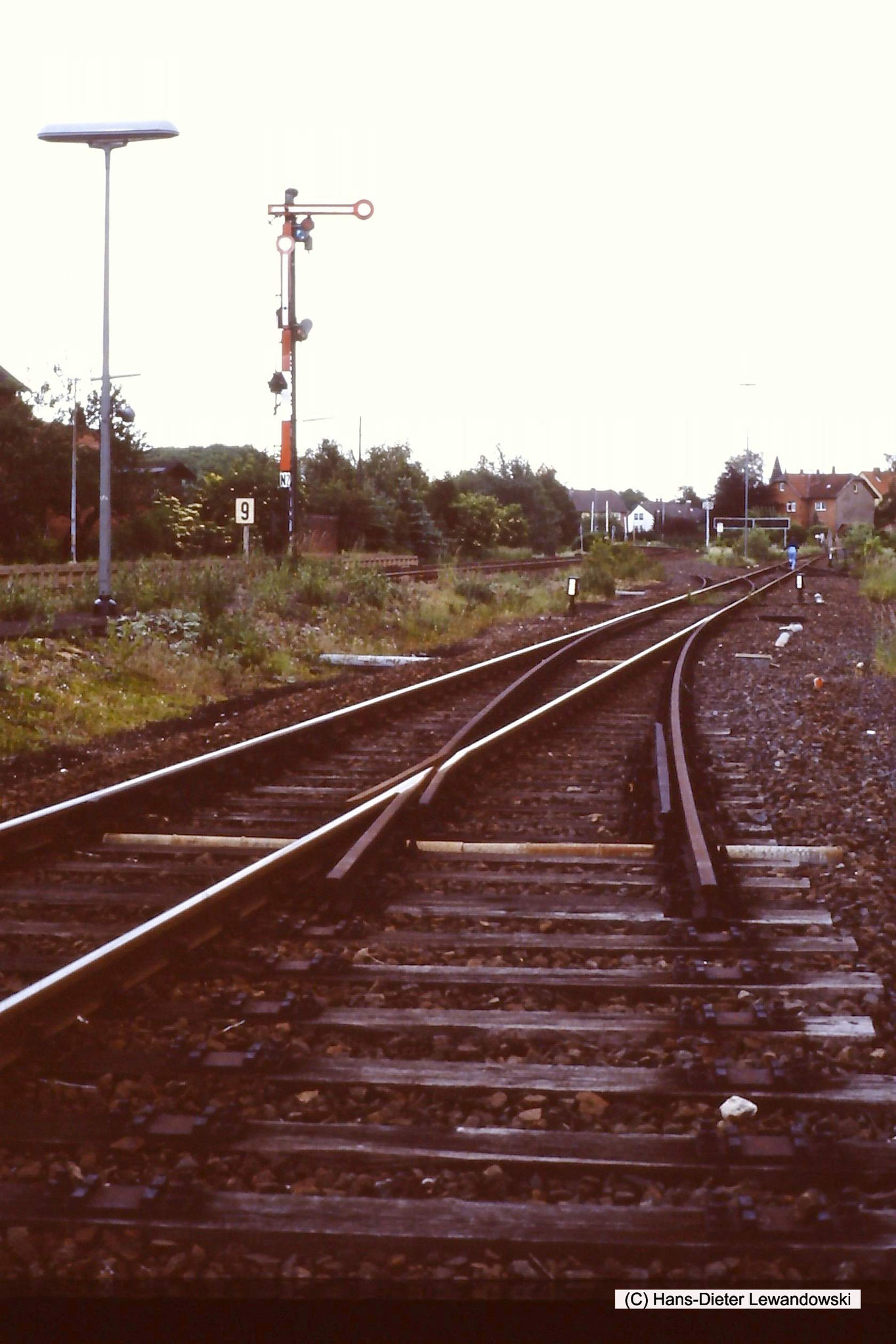 Bahnhof Derneburg - Richtung Goslar und ehemalig Seesen