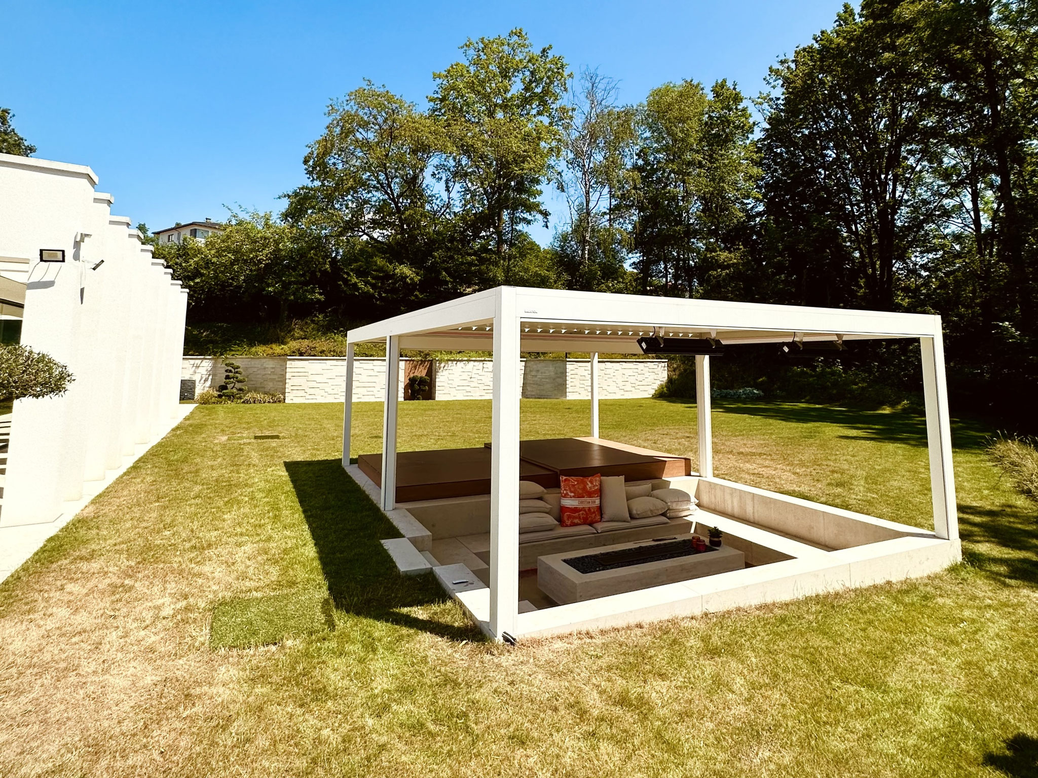 Überdachung für Loungebereich im Garten Referenz in Deggendorf