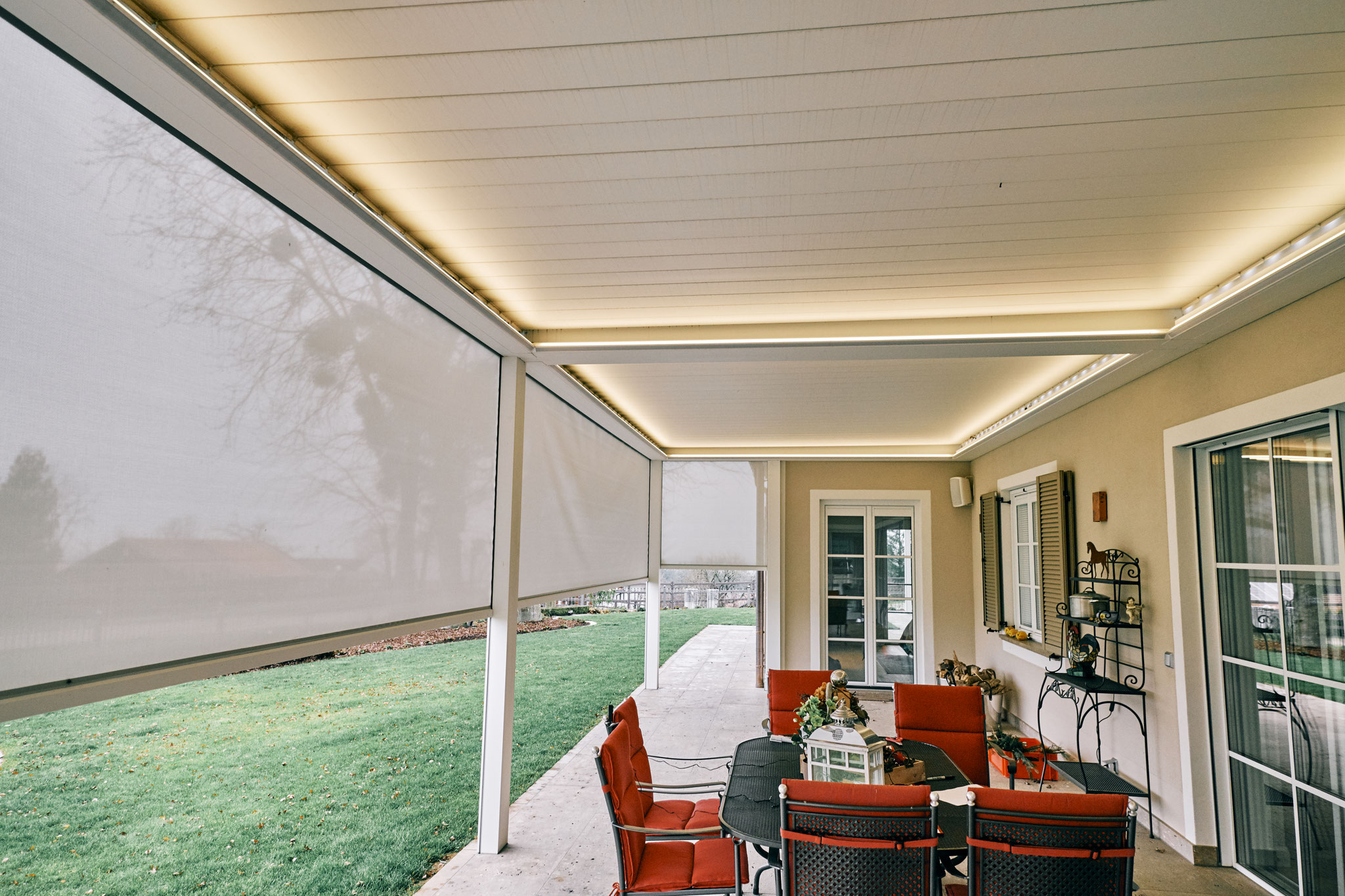 Terrassendach Referenz Montage Design Pergola Deggendorf