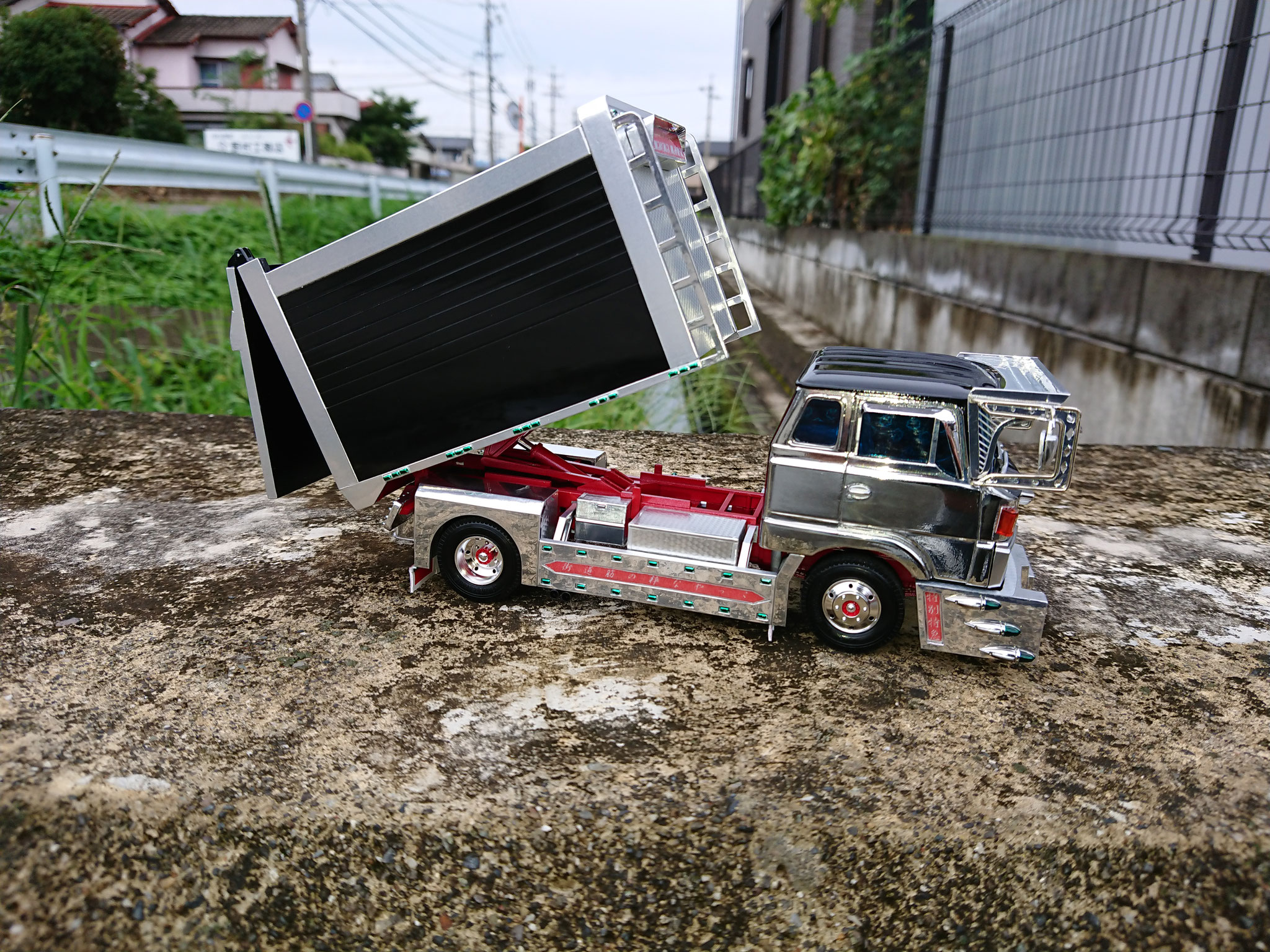 デコトラプラモデルレンジャーSDミキサー車