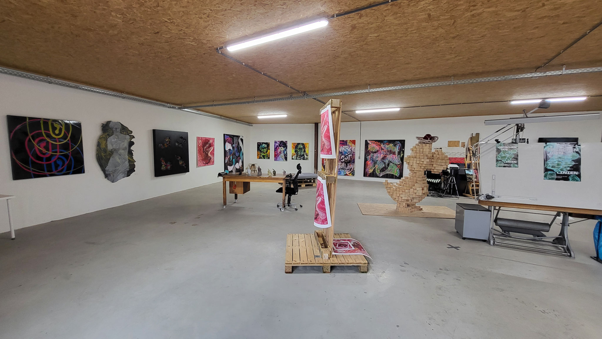 Ausstellung "Zwischen den Linien", Kunstwerke Lingens, Kascho, Bliss