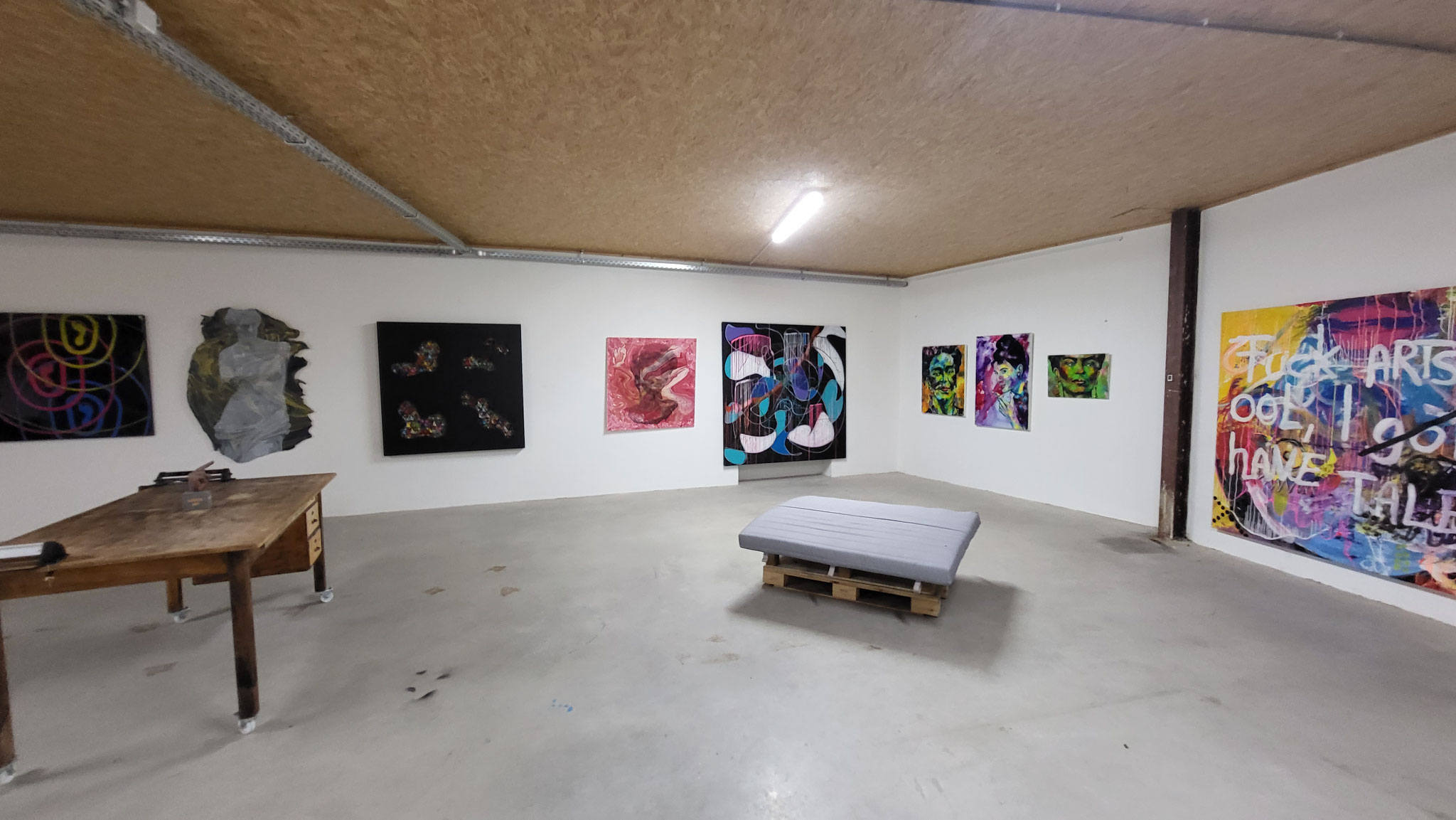 Ausstellung "Zwischen den Linien", Kunstwerke Lingens, Kascho, Bliss