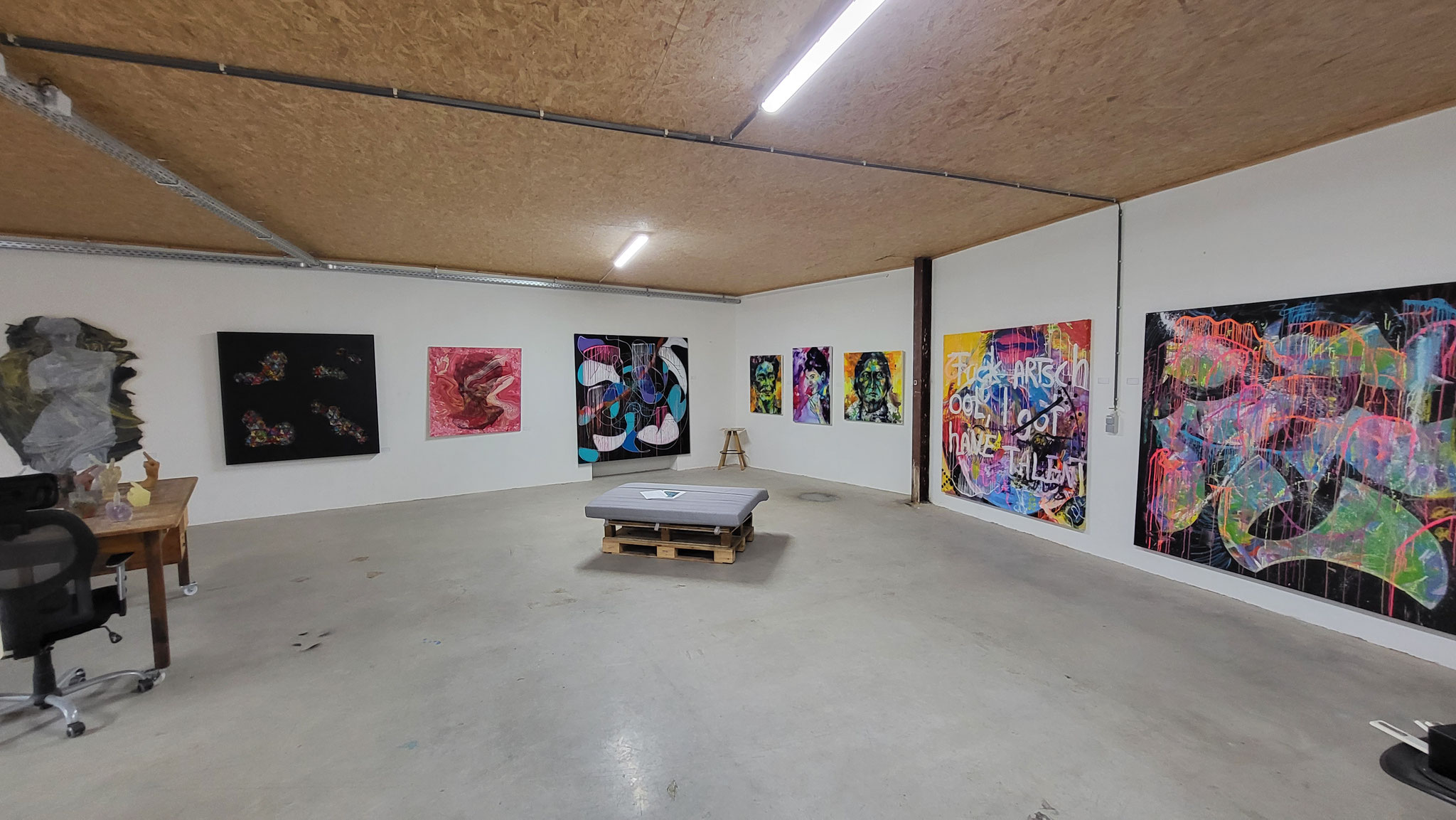 Ausstellung "Zwischen den Linien", Kunstwerke Lingens, Bliss, Kascho