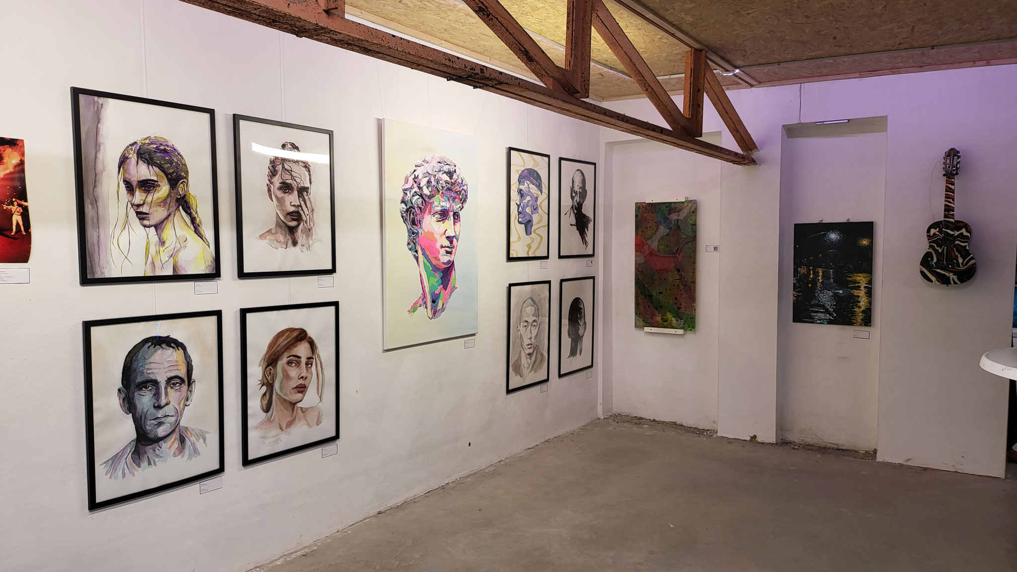 Ausstellung "Zwischen den Linien", Kunstwerke Vallender, Lingens