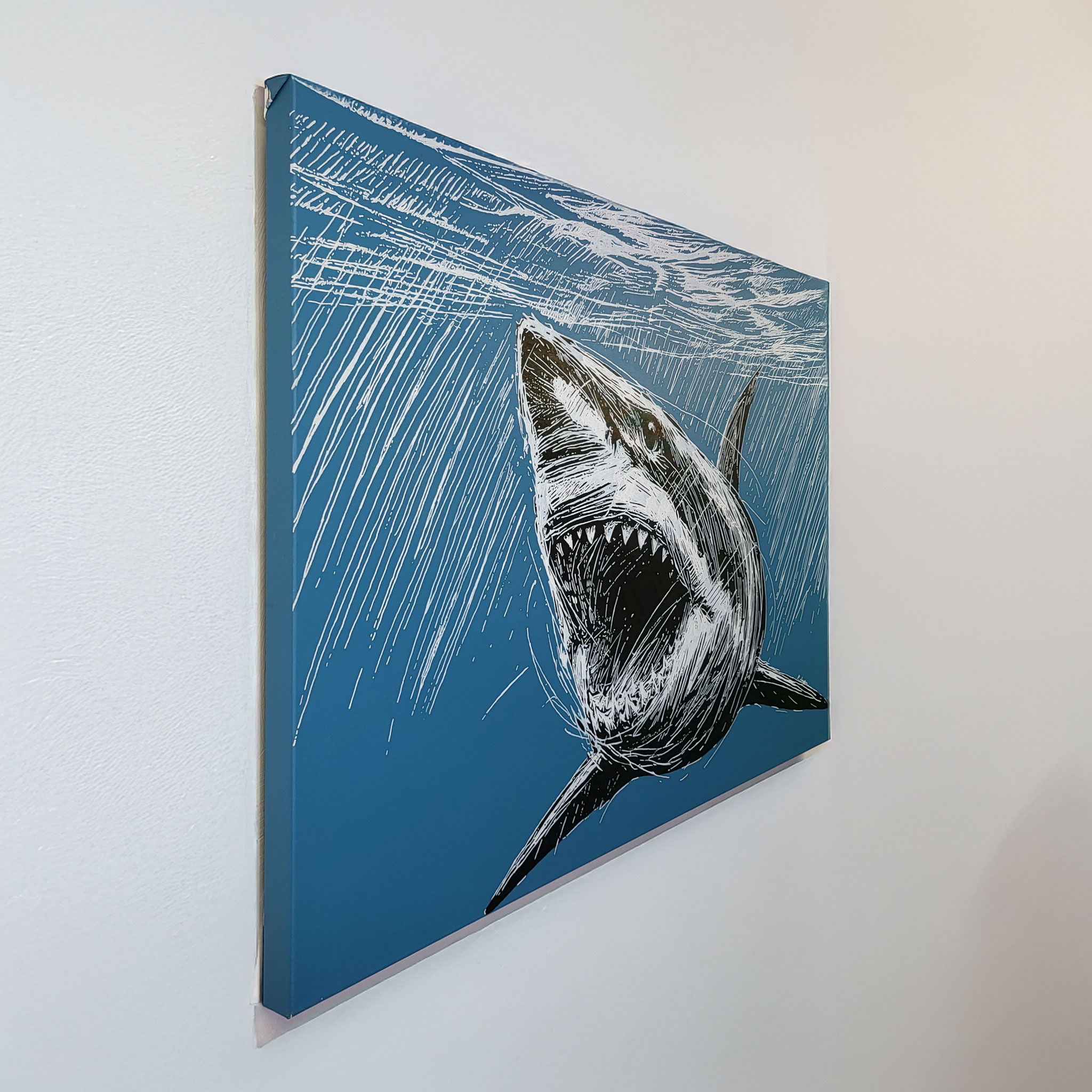 Kunstwerk THALASSOPHOBIA - Künstler Martin Lingens - WILD SKETCHES Serie