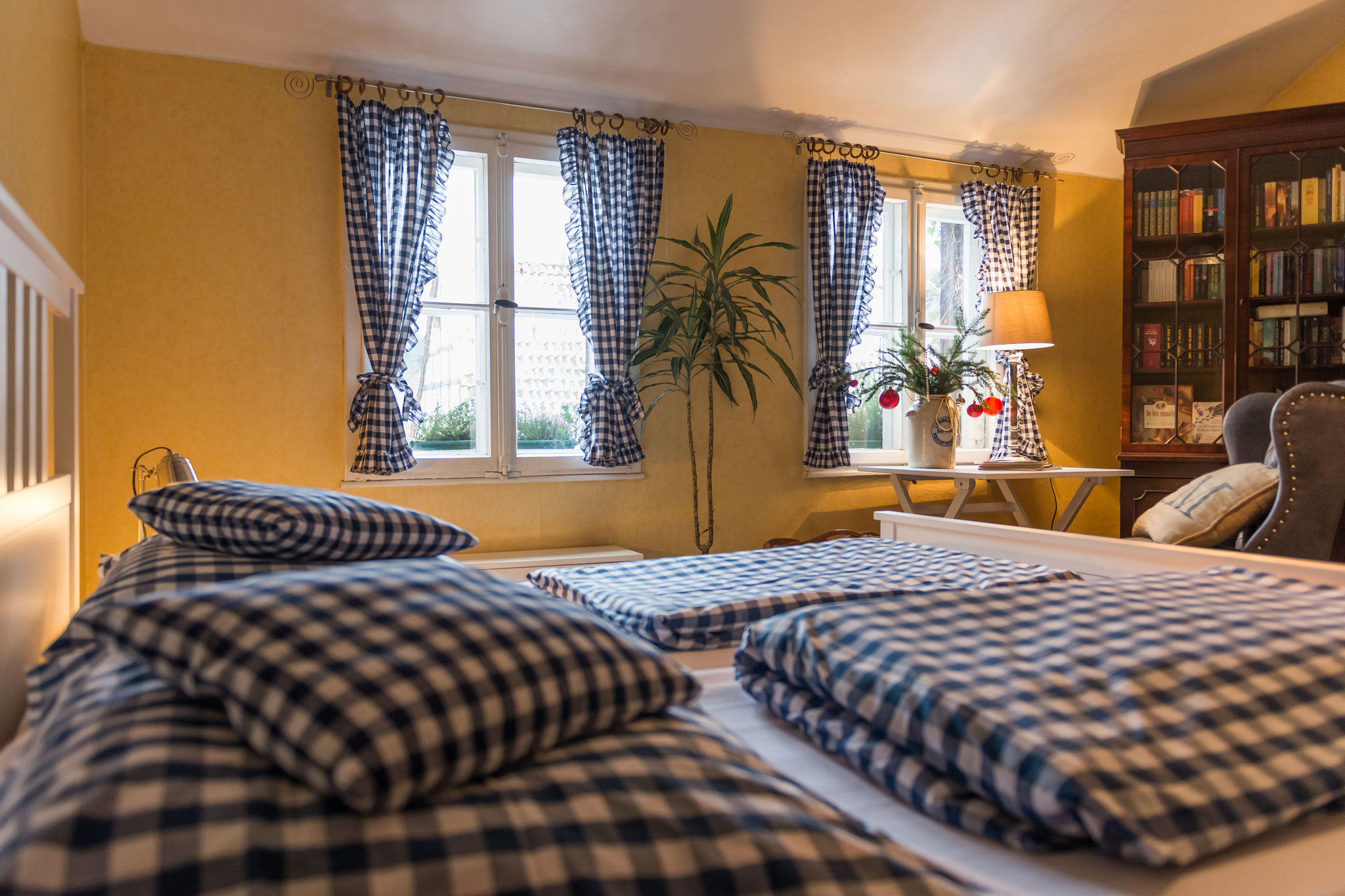 Gobelinschlafzimmer Ferienwohnung Hofgarten