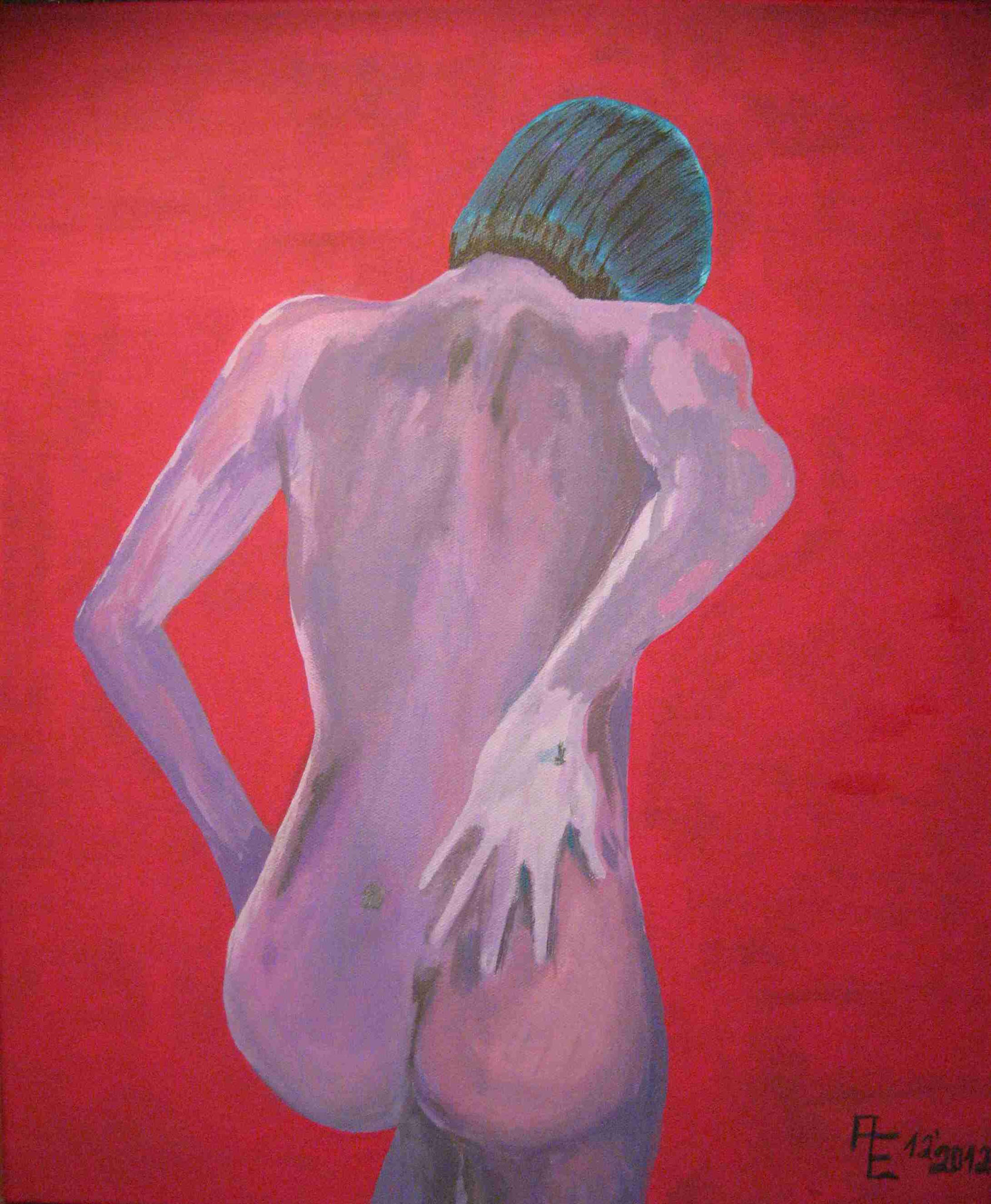 2012-12 Dolores - Acryl auf Leinwand - 60x50