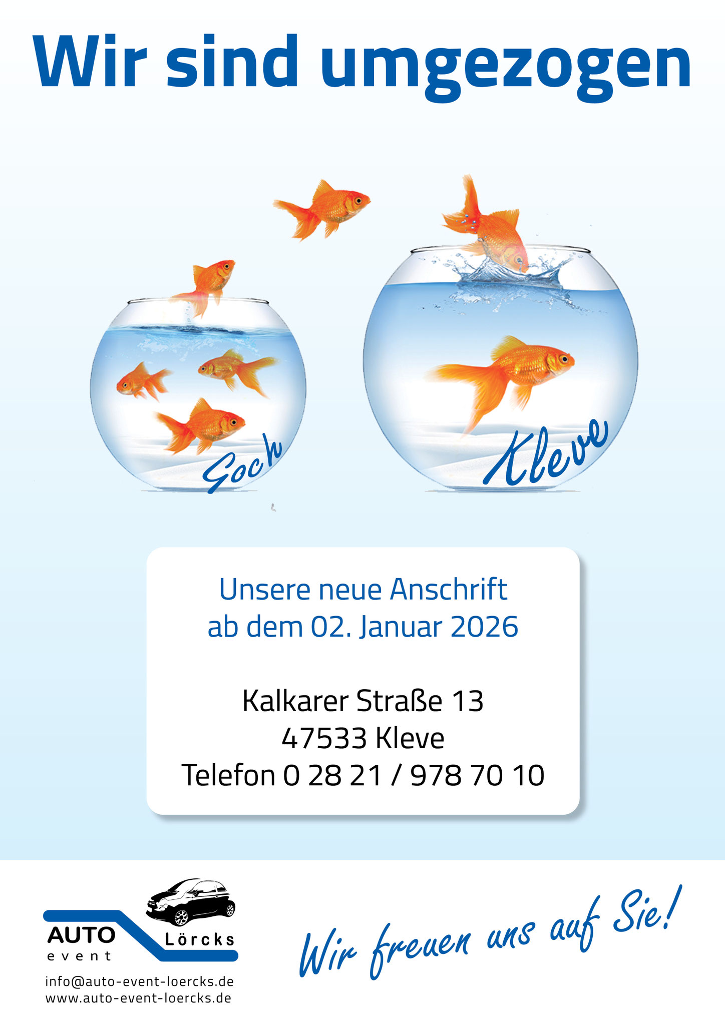 20 Jahre erfolgreich in Goch - jetzt für Sie in Kleve