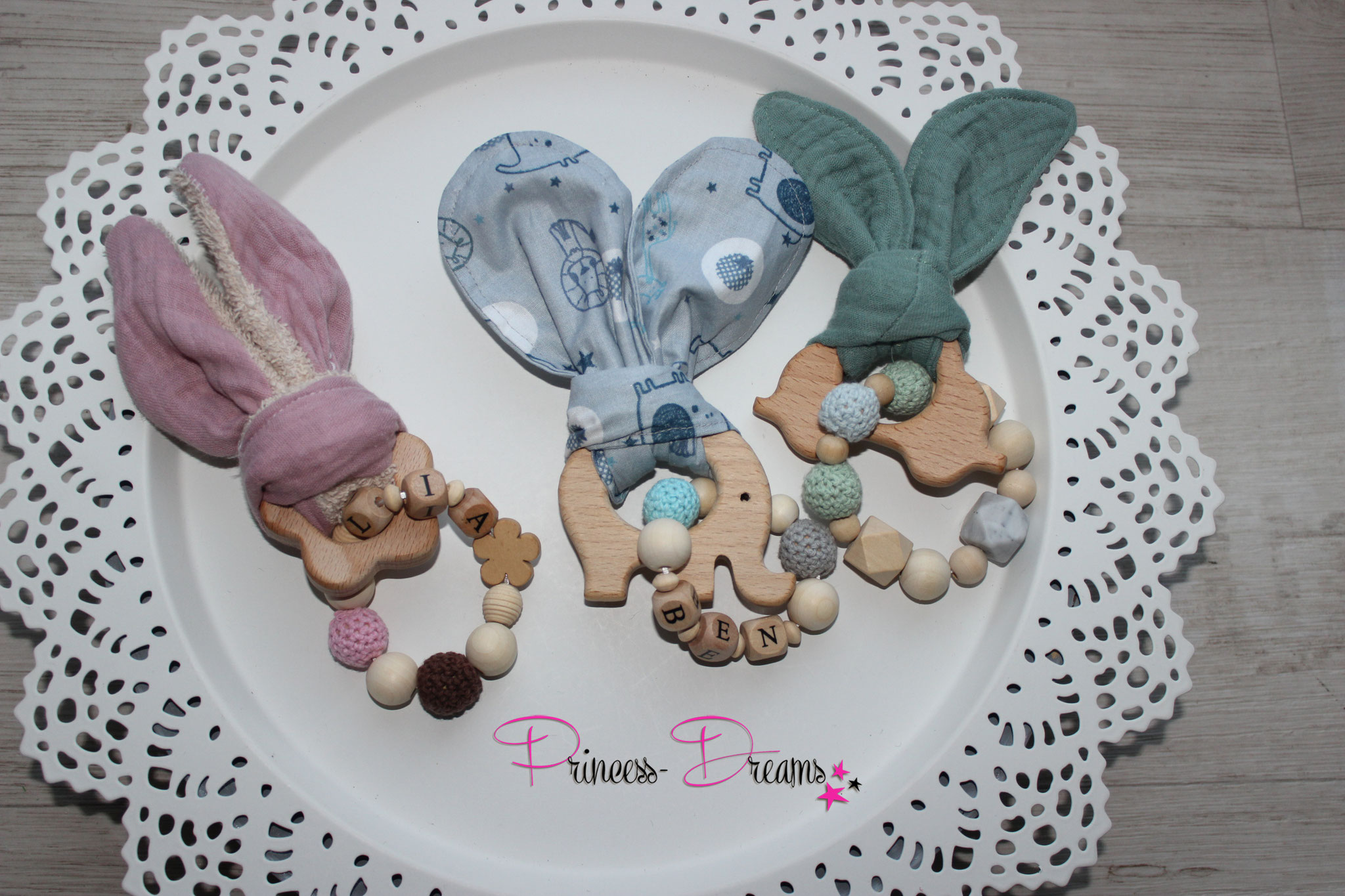 Greifling aus Holz für Babys