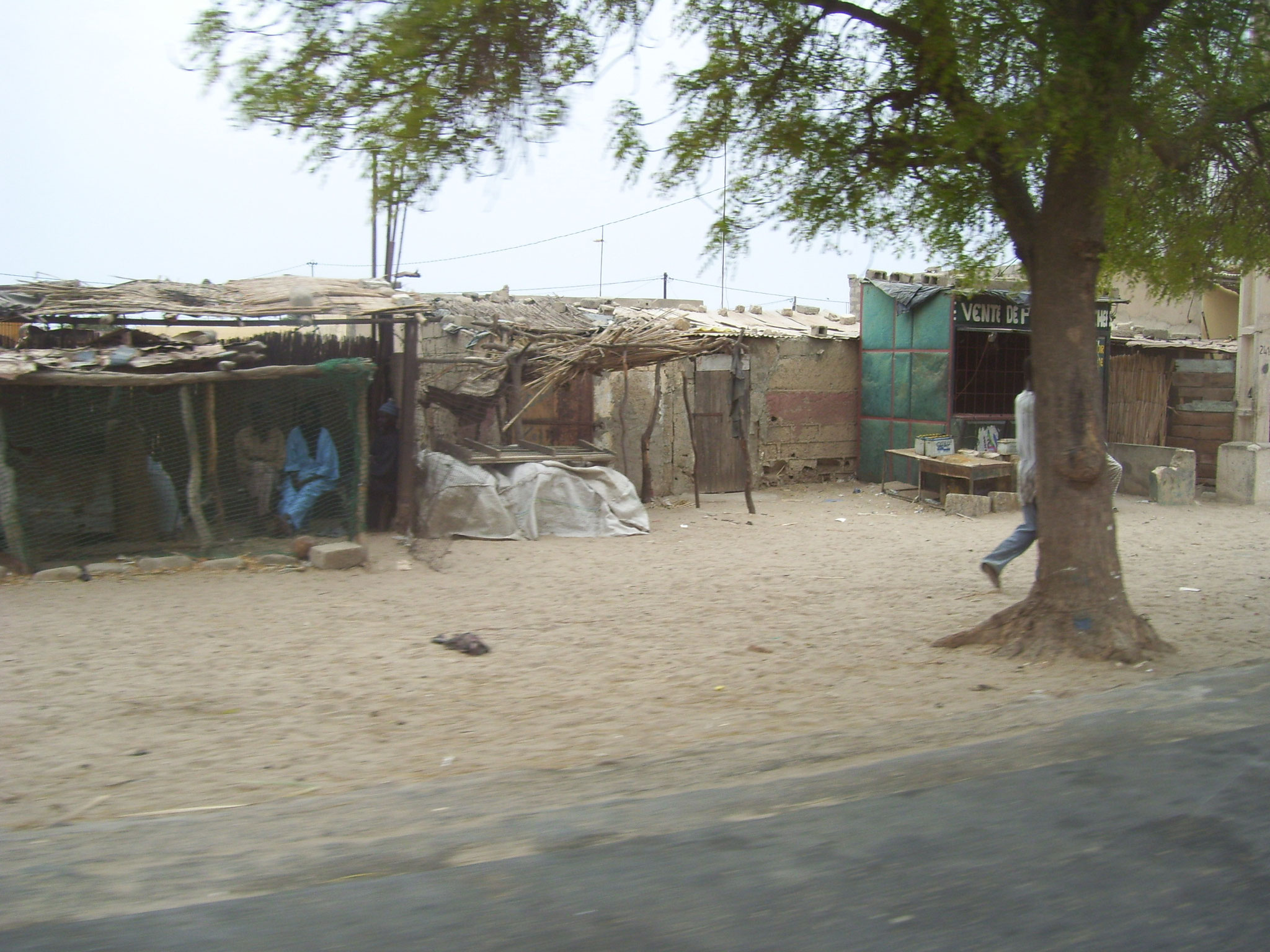Ein "zu Hause" in Gambia.