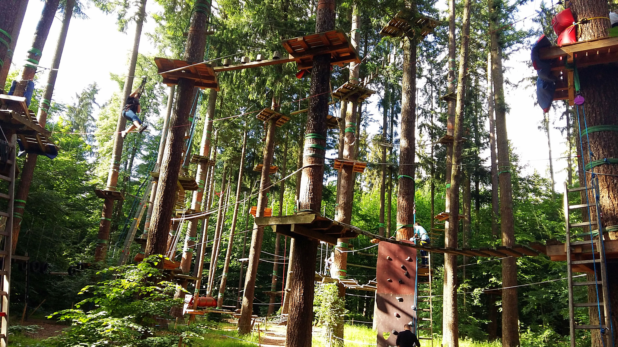 Kletterwald Einsiedel im Gramschatzer Wald