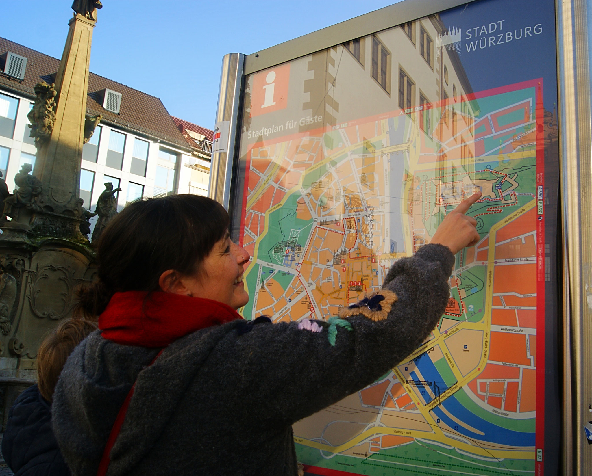 In Würzburgs Innenstadt