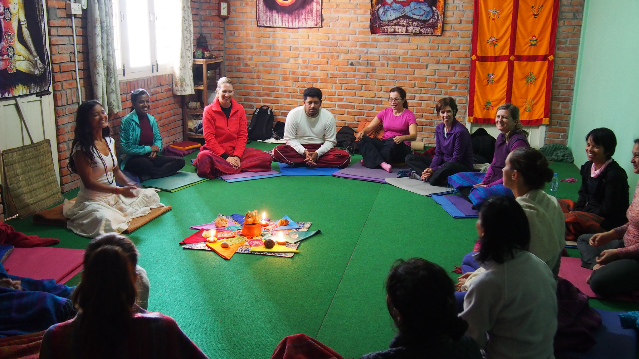 Yoga studio in Pokhara