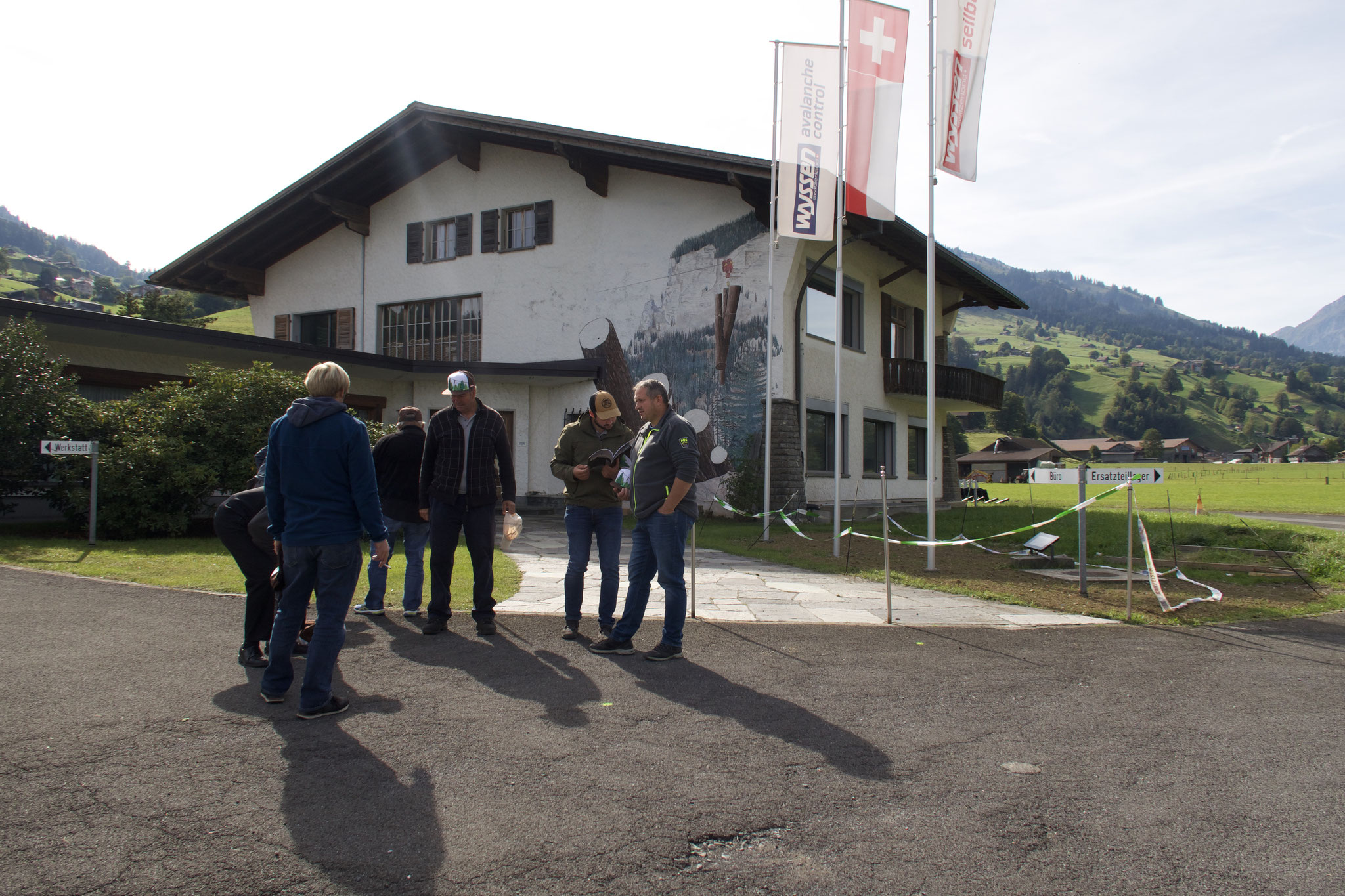 Besuch bei der Firma Wyssen, Reichenbach