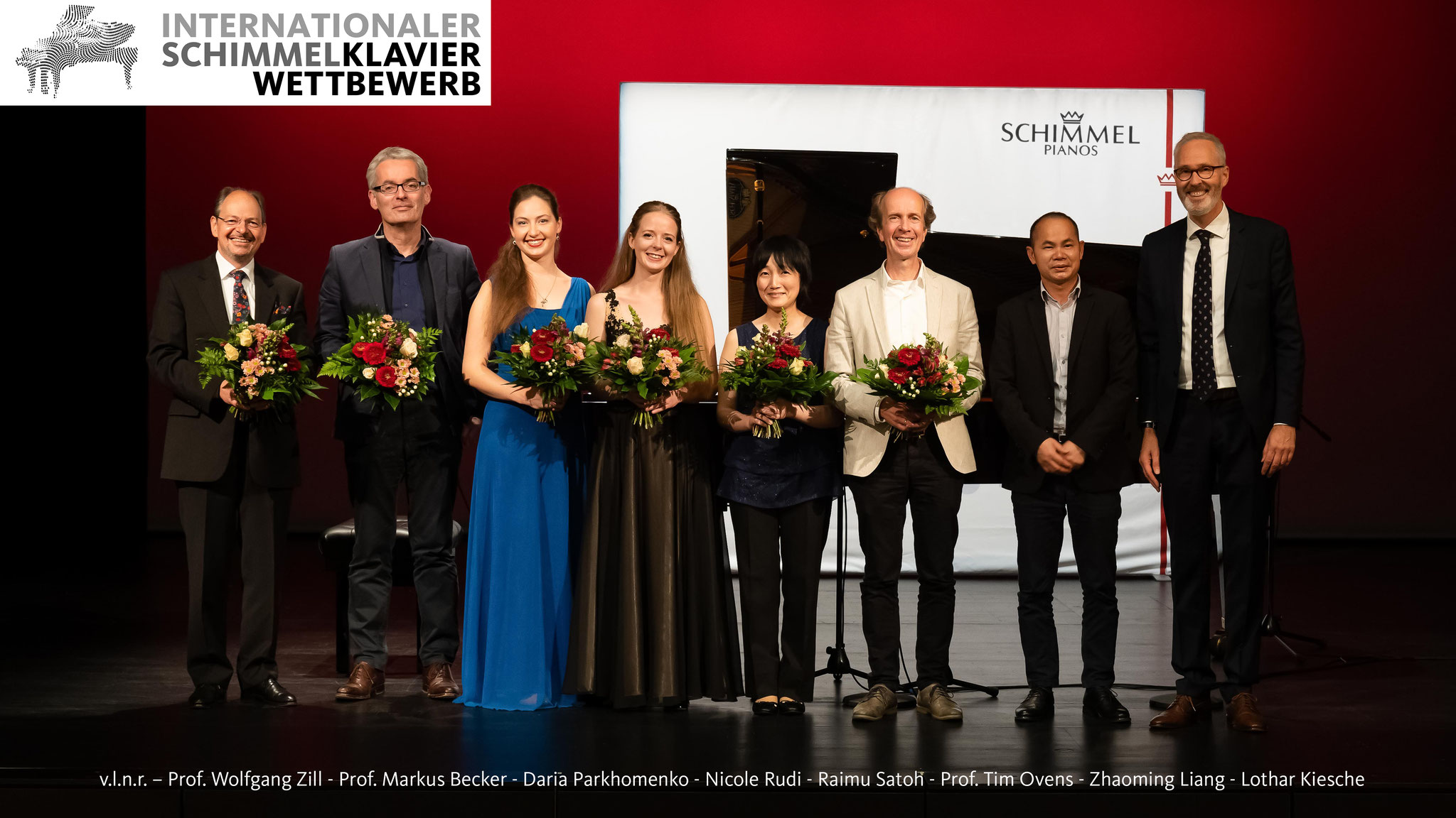 Abschlussbild Preisträgerkonzert Schimmel Klavierwettbewerb 2021