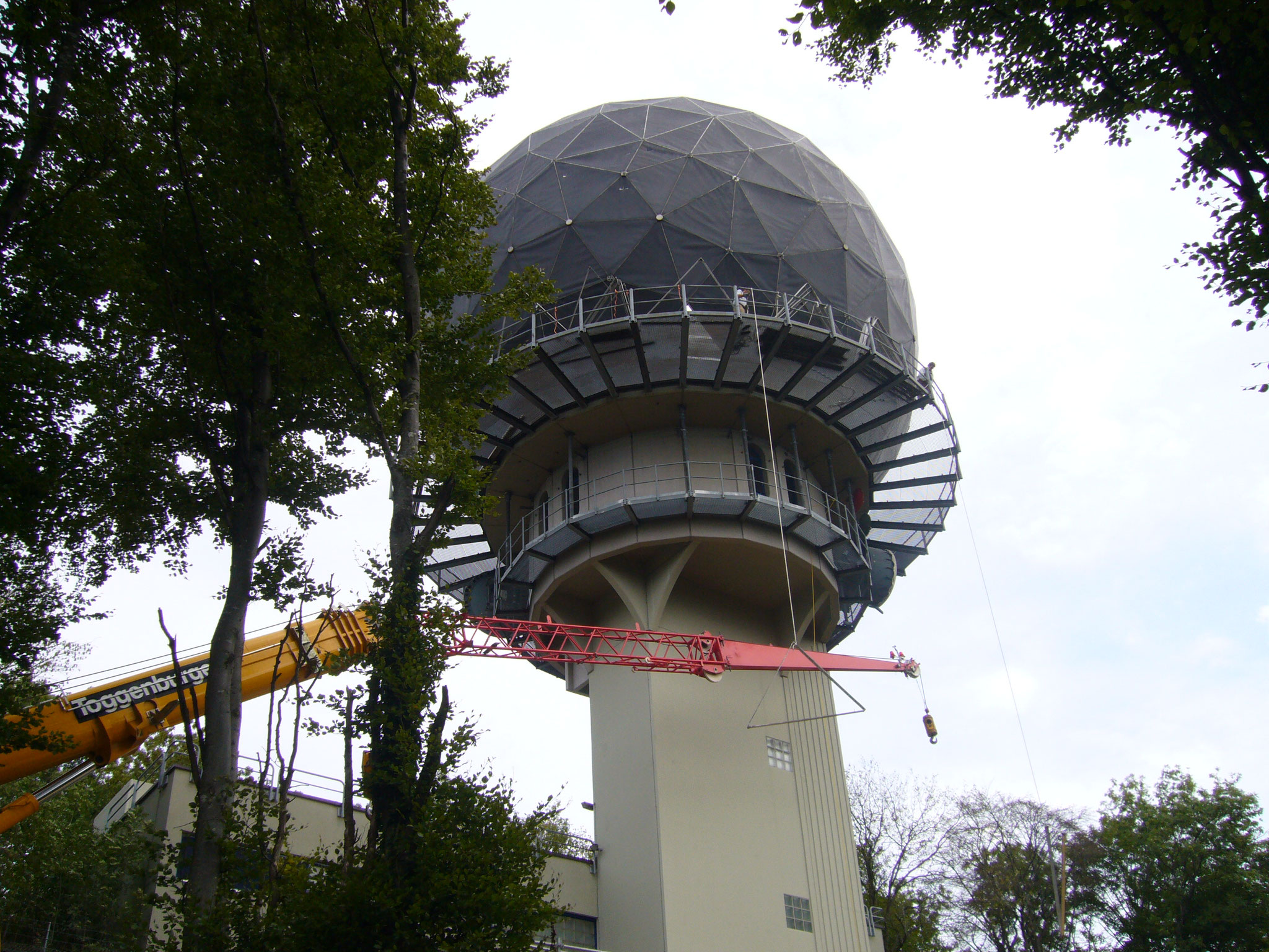 2006::Radar- und Radomersatz::Abbruchbeginn