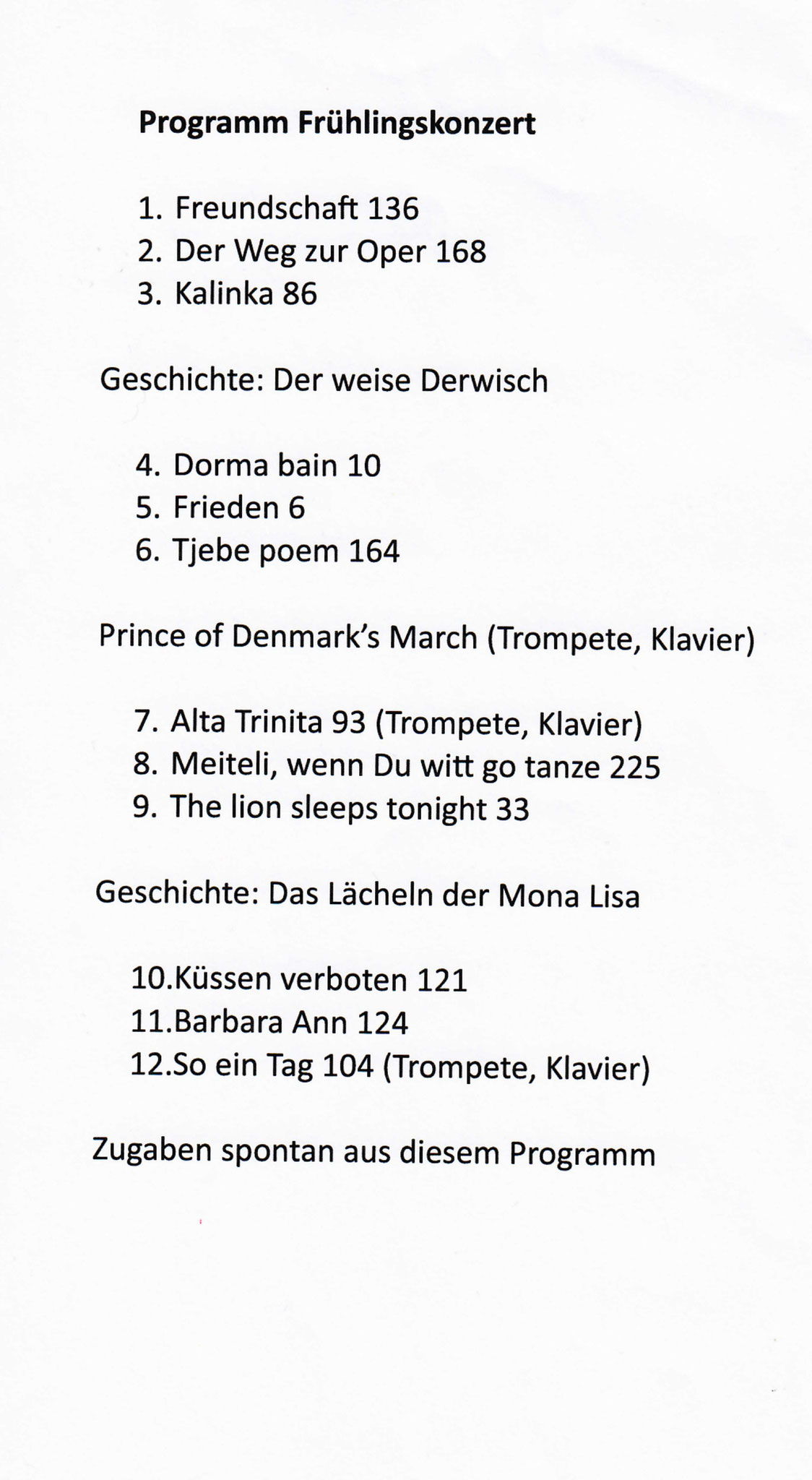 Programm