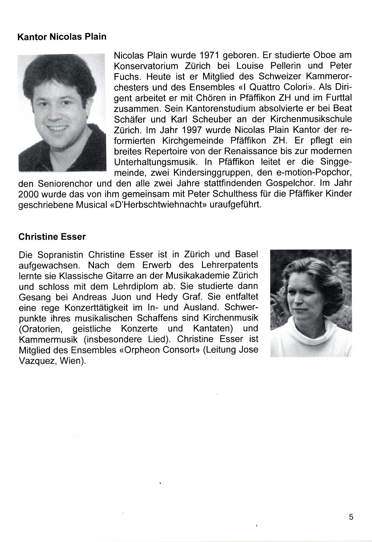 Programmheft «Nordlichter»