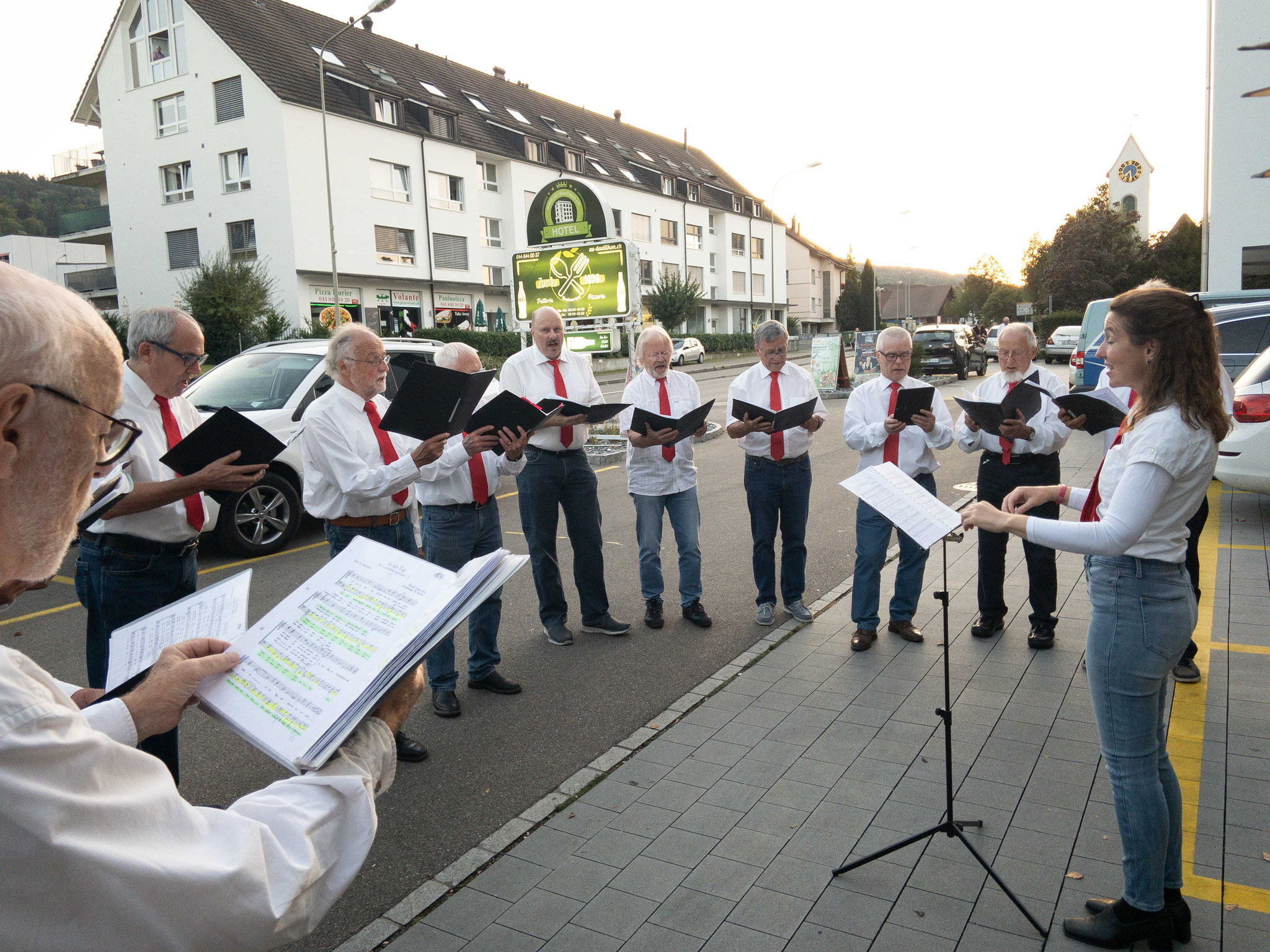 Auftritt beim Hotel-Restaurant Zur Au, Dällikon