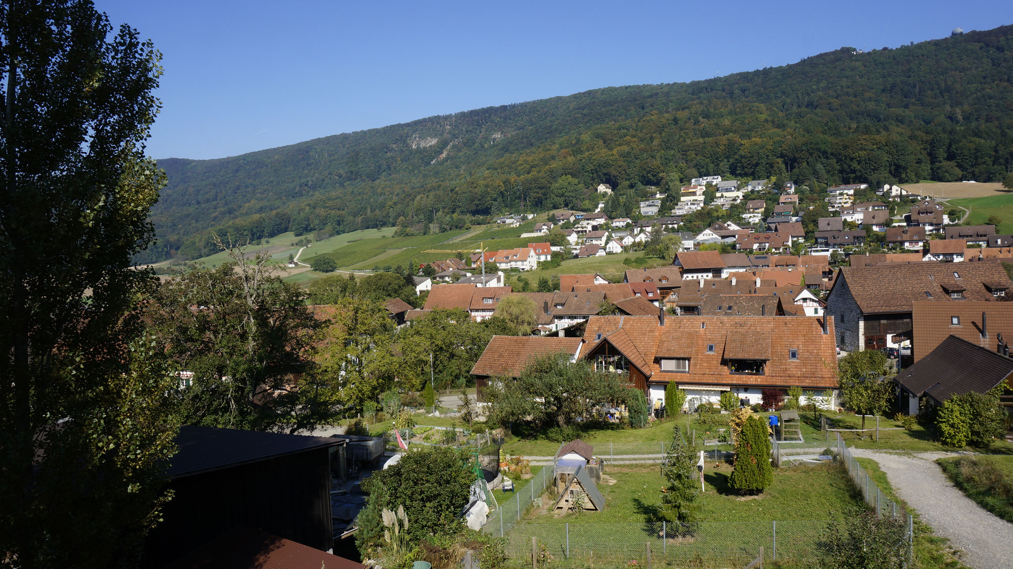 25.9.2016::Ausblick von der Loggia des Mehrzweckgebäudes