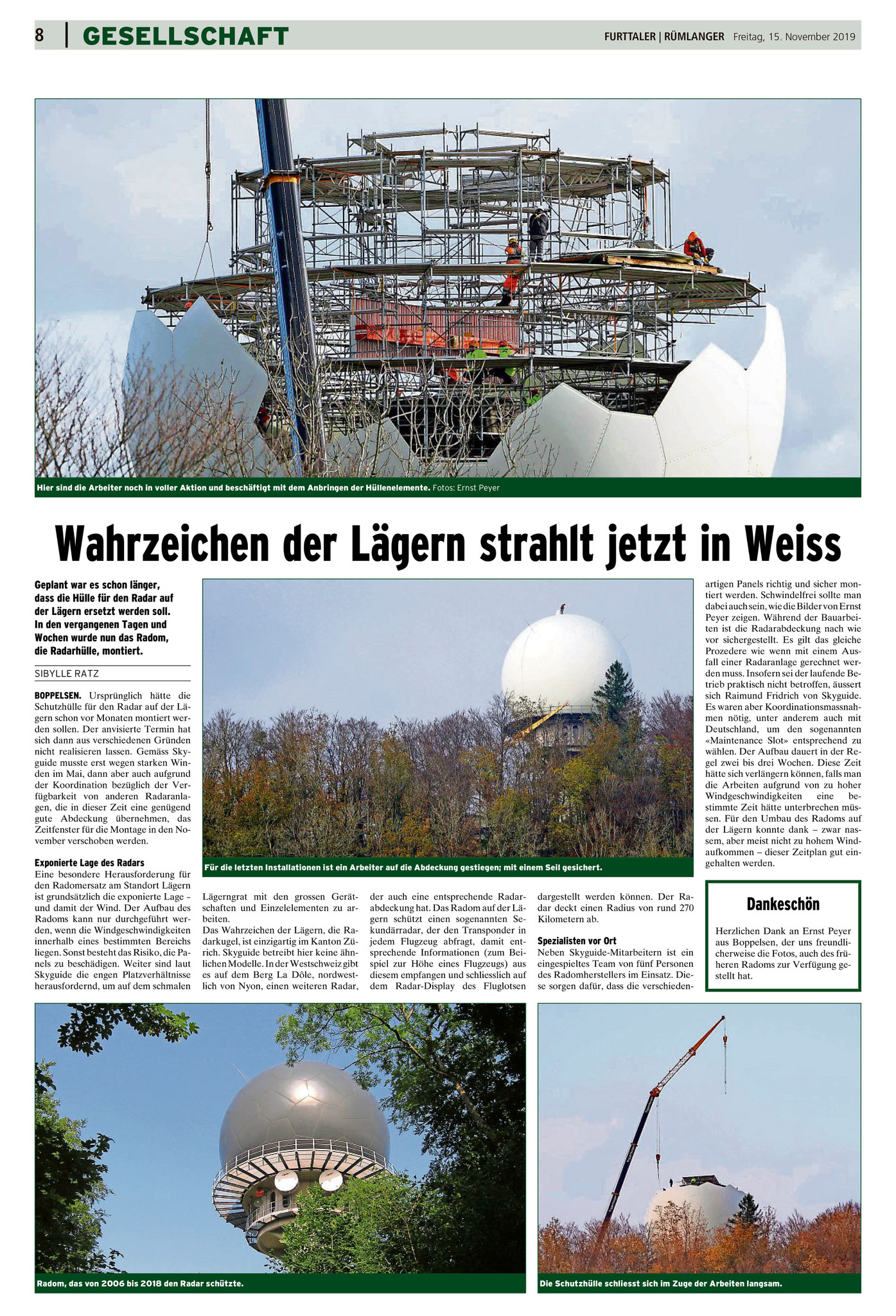 15.11.2019::Bericht im Furttaler::Fotos: Ernst Peyer